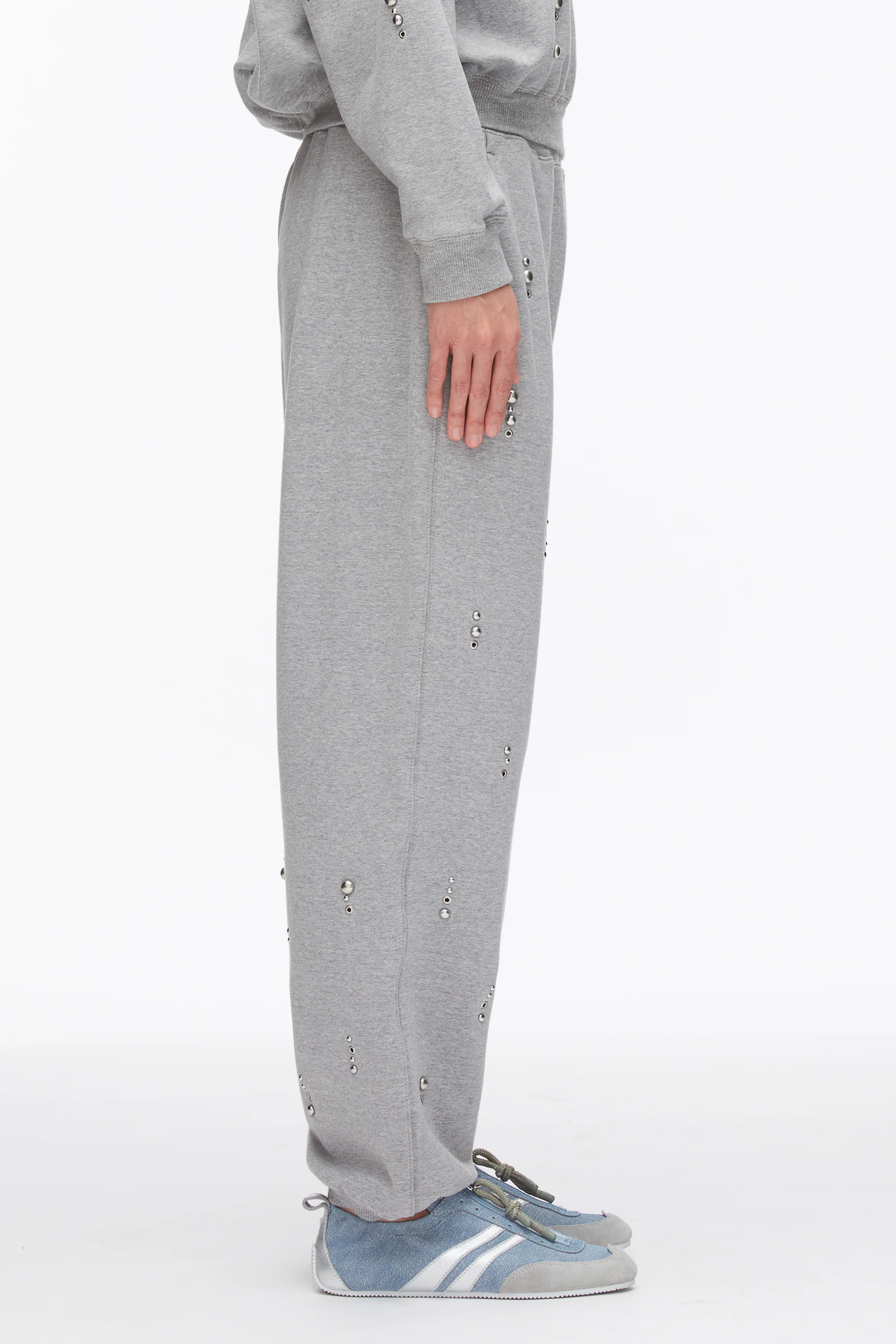 Dome Embellishment Sweatpants - Image 4