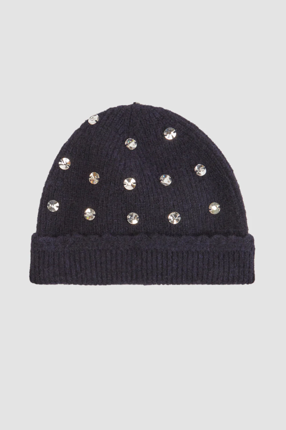 Emb Scallop Trim Beanie