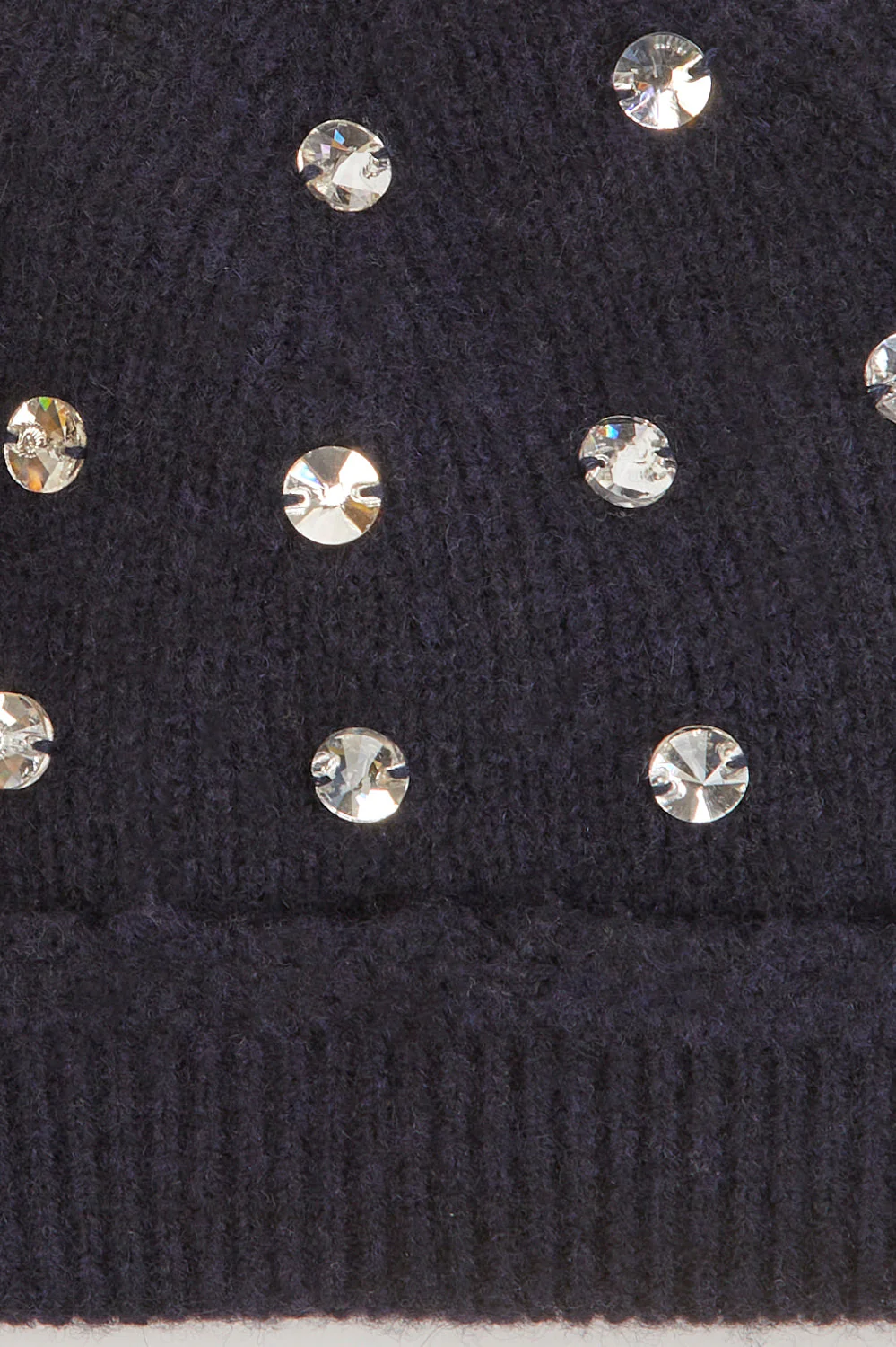 Emb Scallop Trim Beanie - Image 2