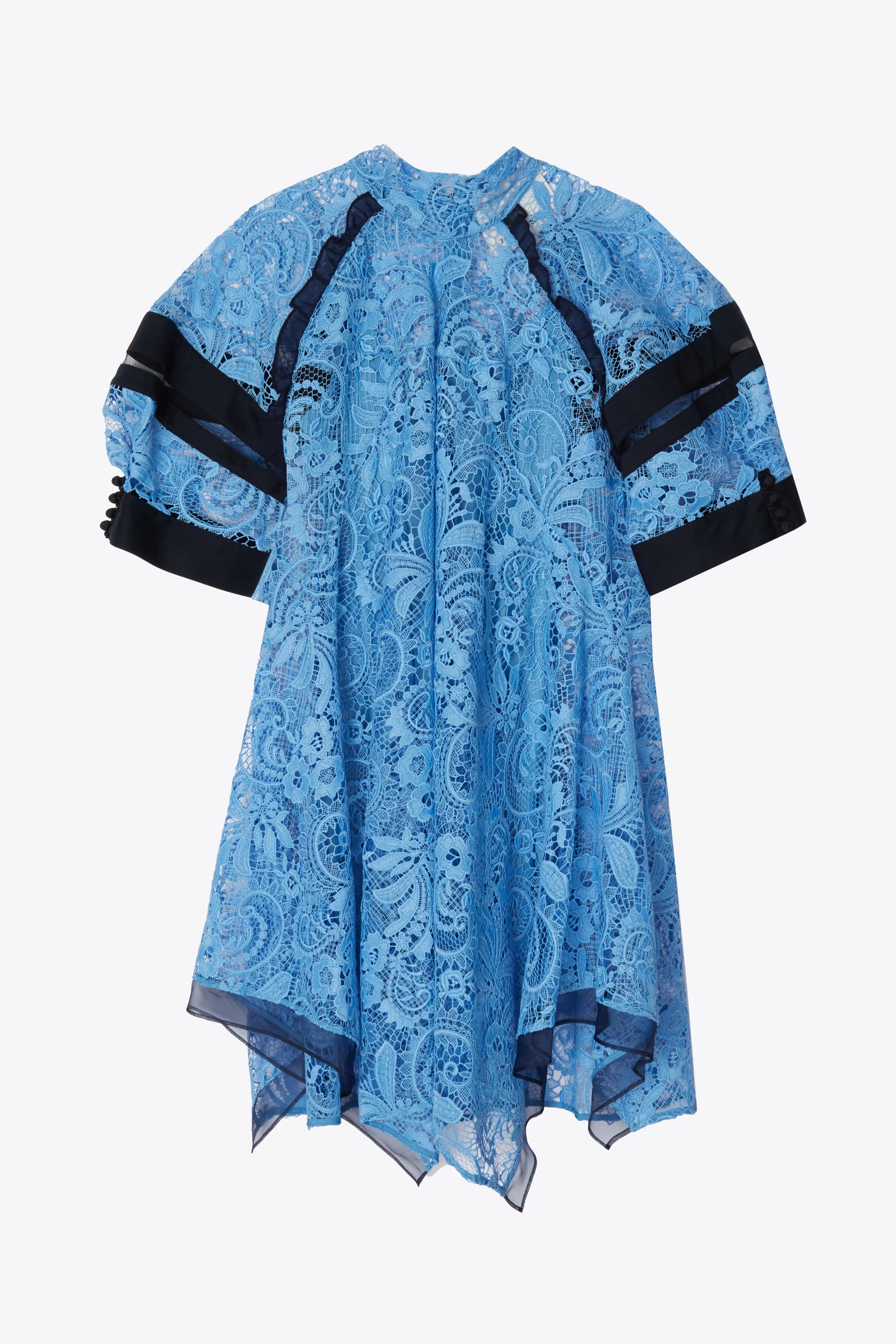Embroidered Lace Handkerchief Dress - Image 13