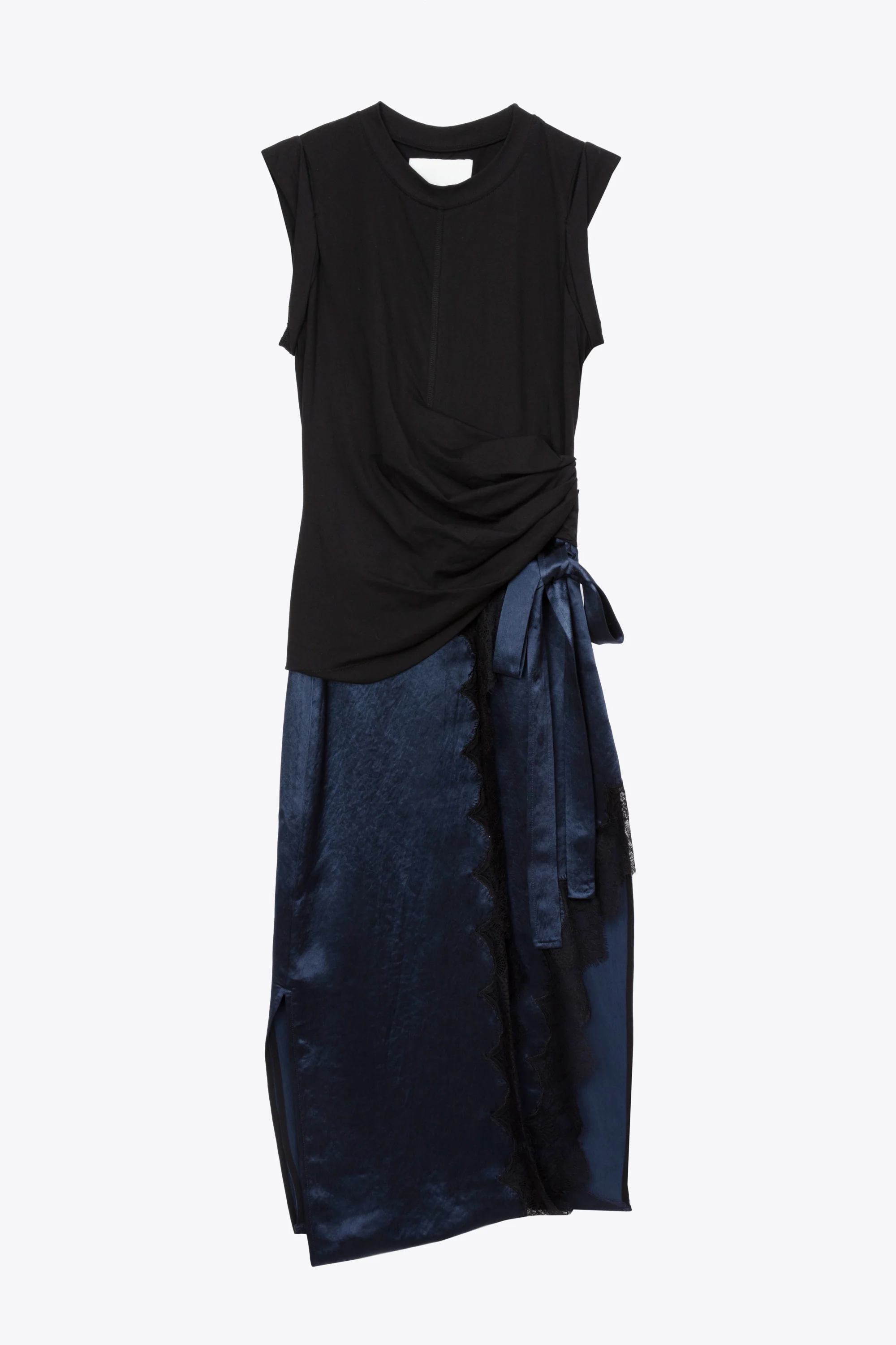 T-Shirt Combo Dress with Endless Lace Loop - Image 2
