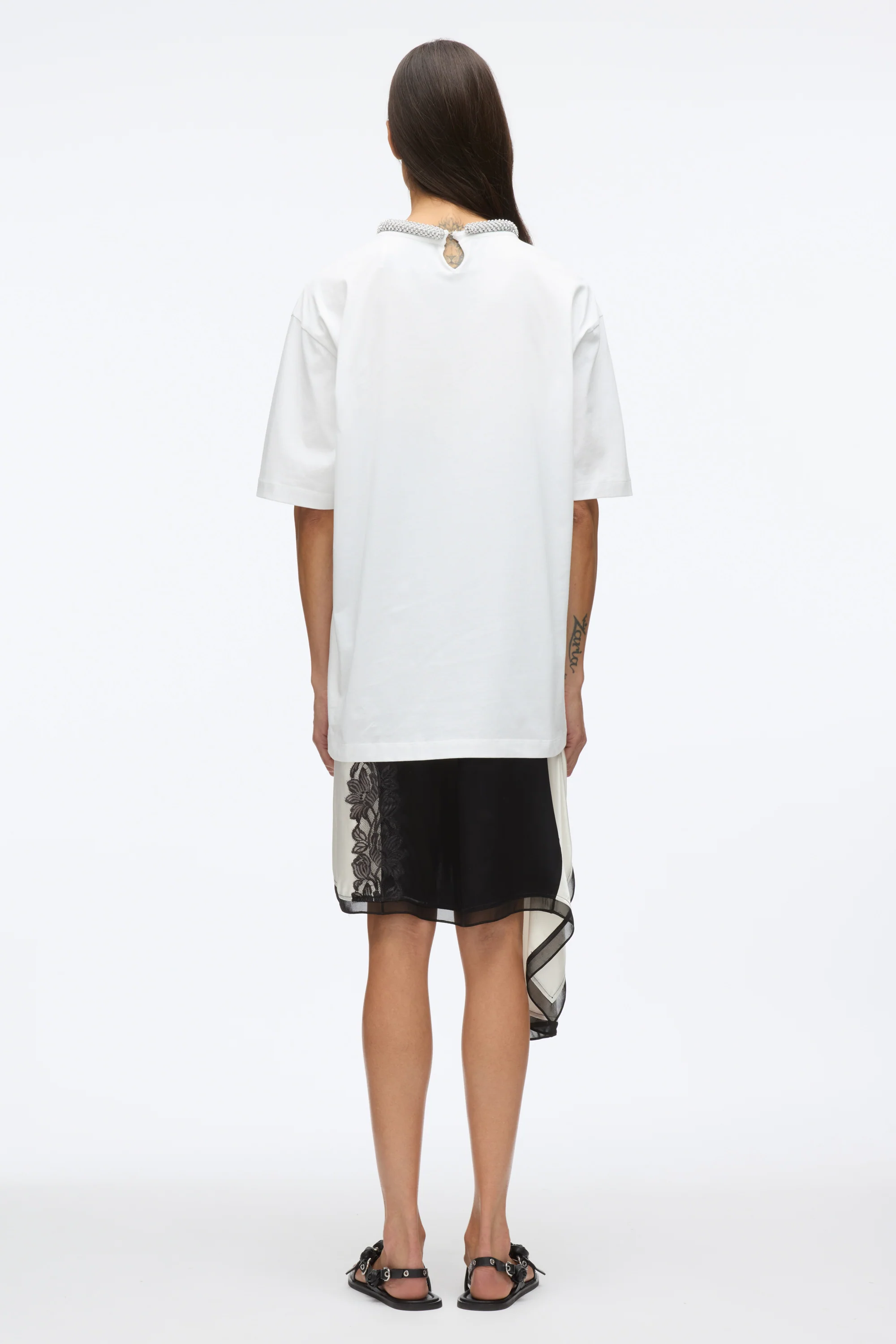 Enjoy The Moment Embellished Tee - Image 4