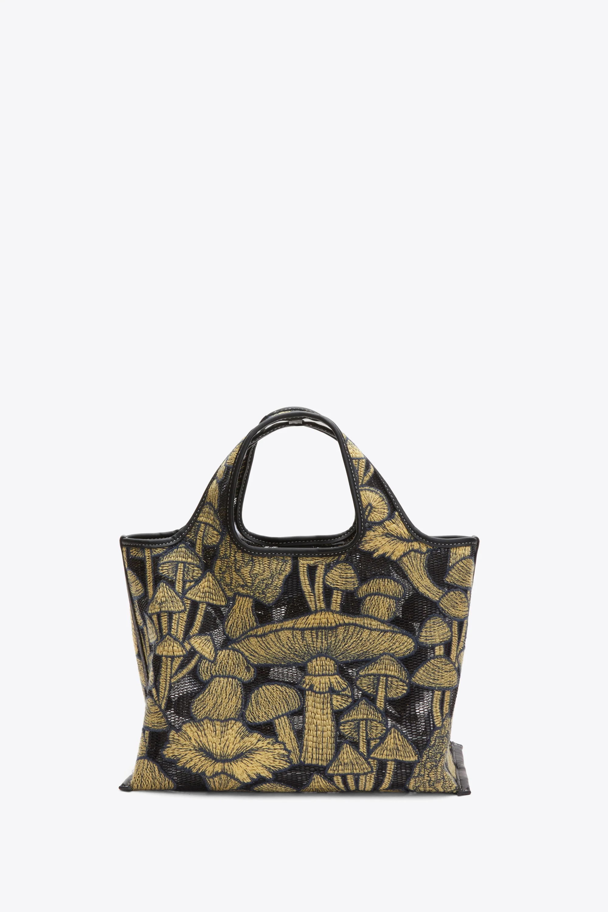 Mushroom Embroidery Mini Market Tote - Image 2