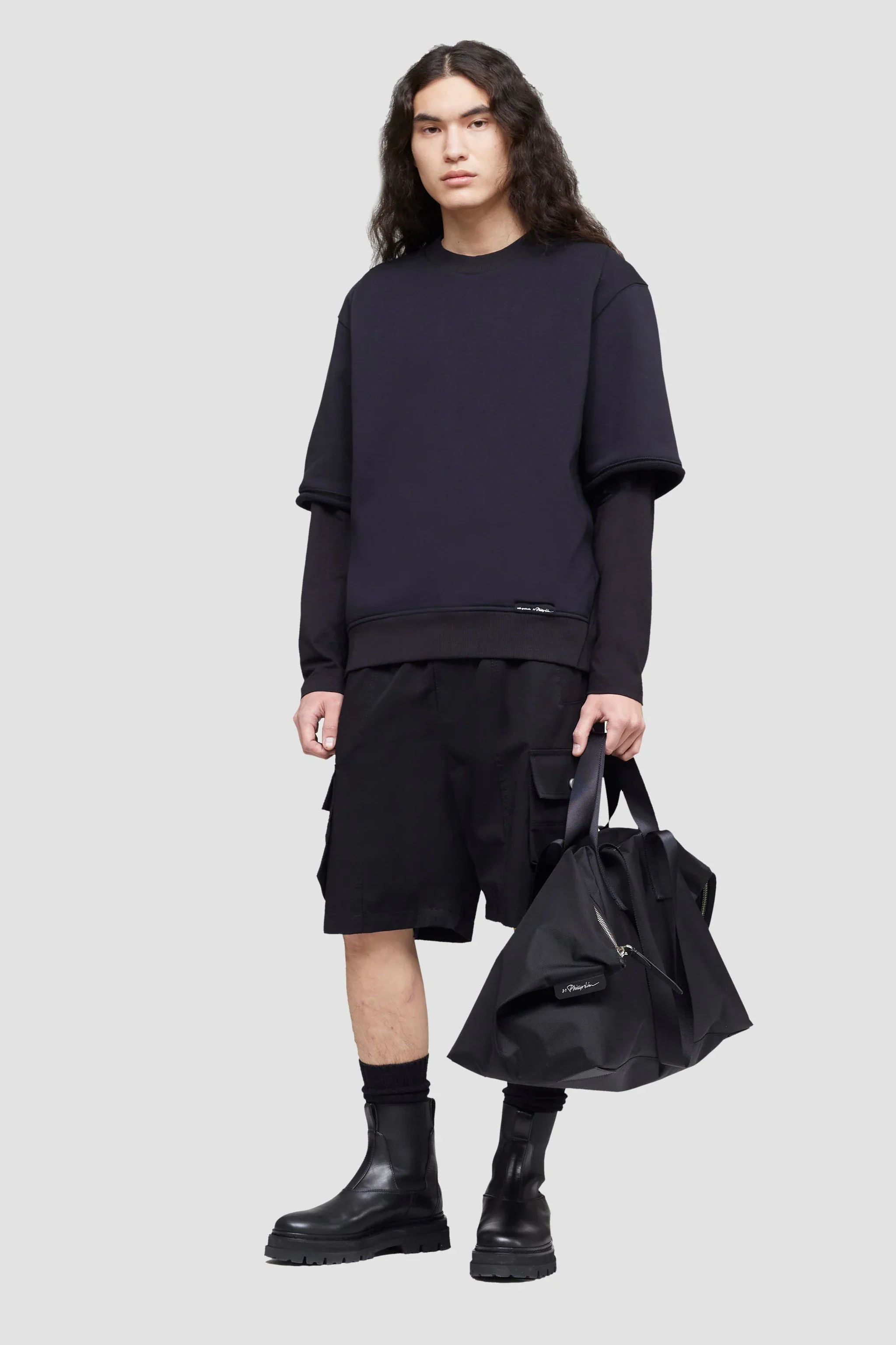 Logo Patch Detail Sweatshirt - Image 5