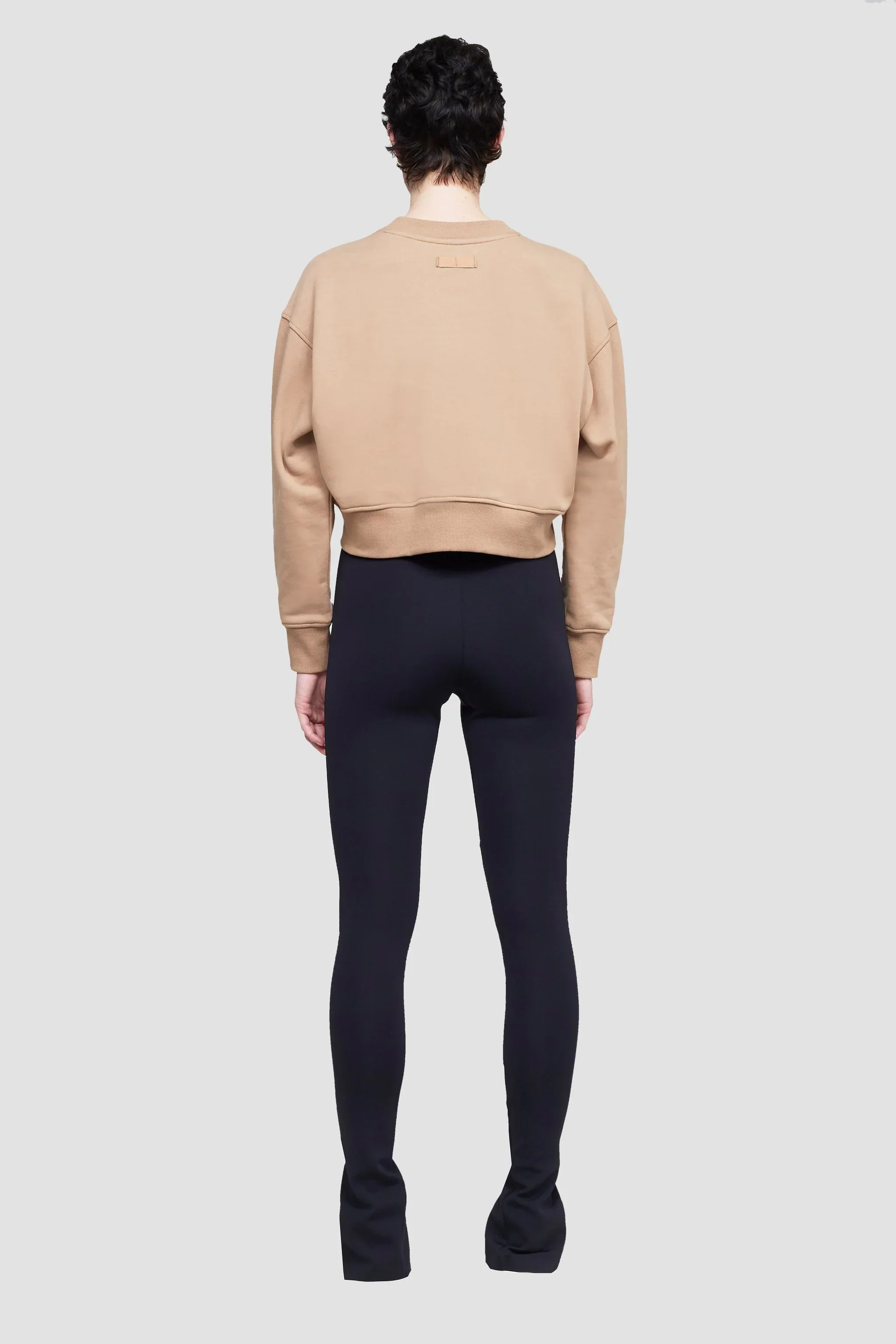 Everyday terry cropped sweatshirt - Image 7