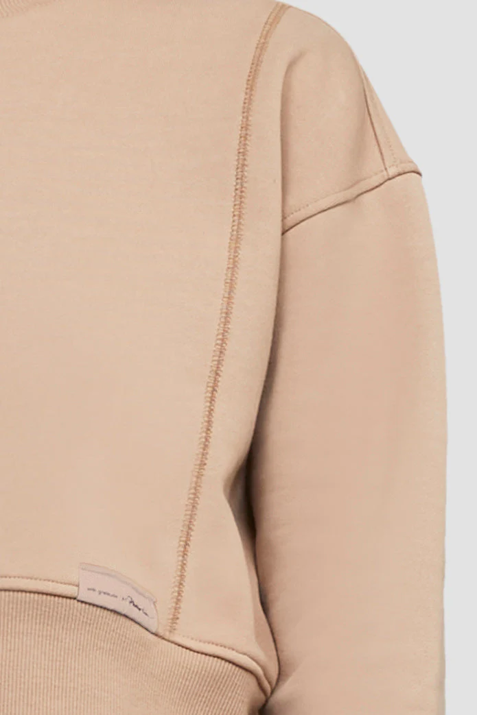 Everyday terry cropped sweatshirt - Image 8