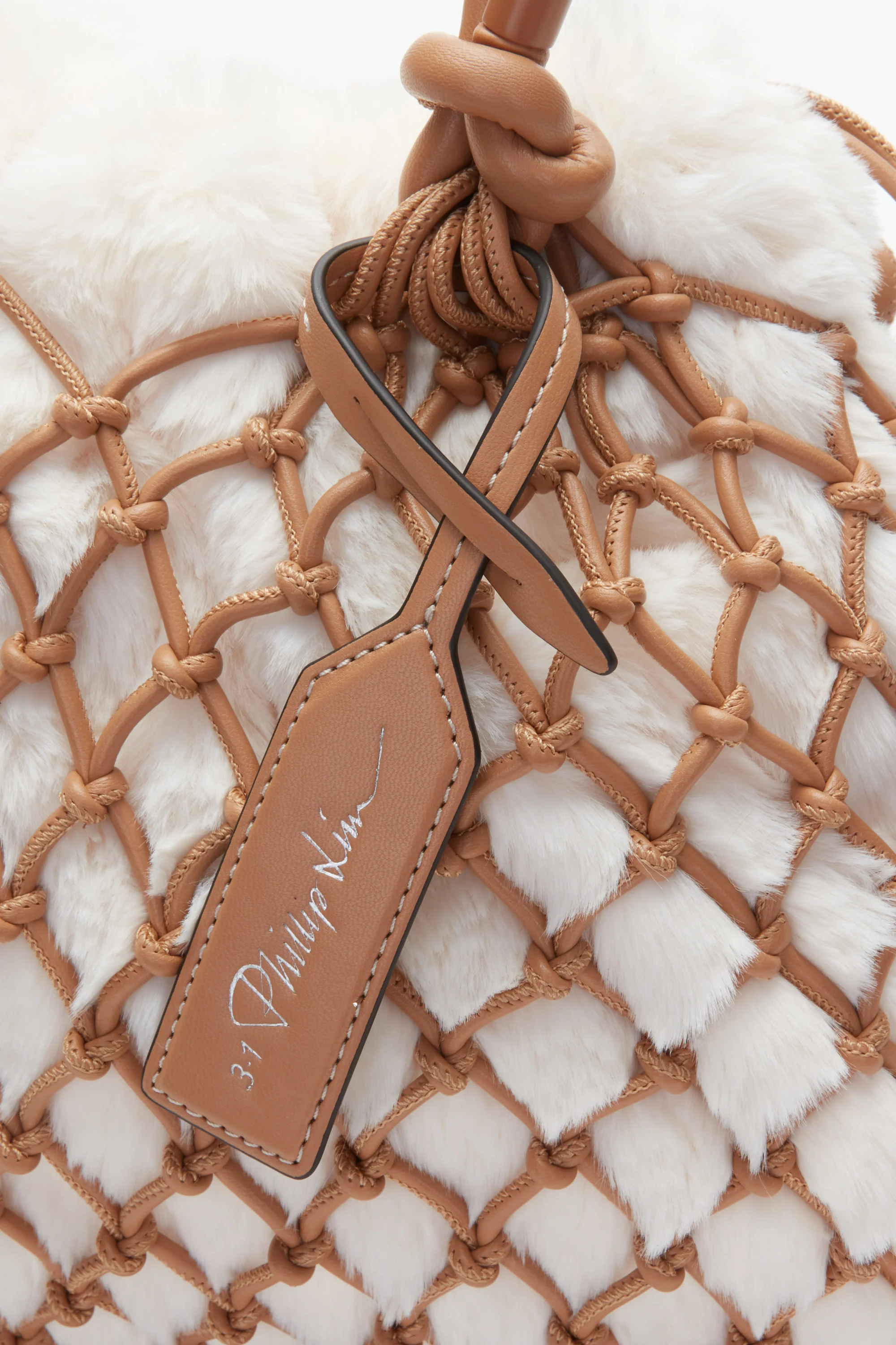 Faux Fur Macrame Mini Sac - Image 10
