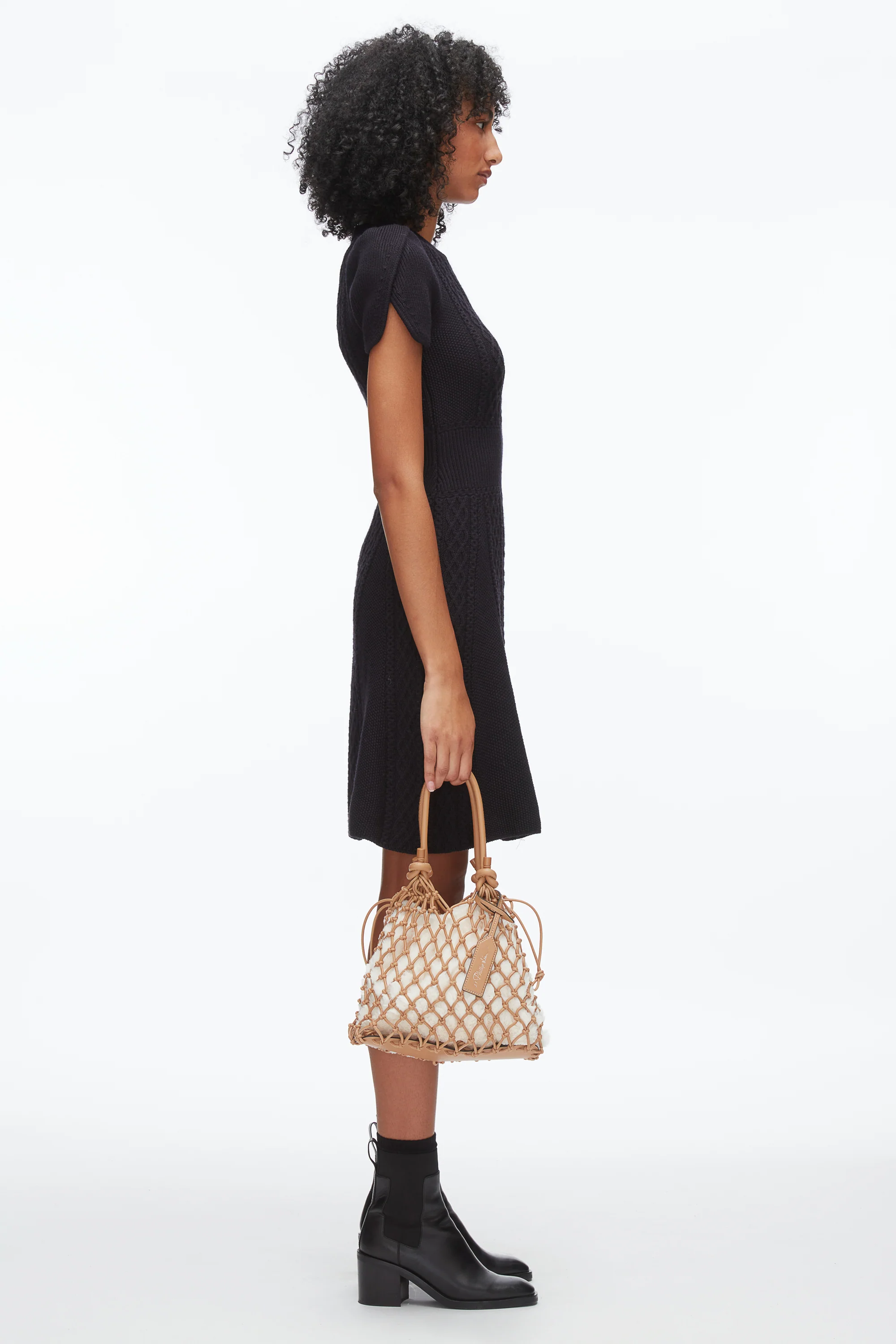 Faux Fur Macrame Mini Sac - Image 11