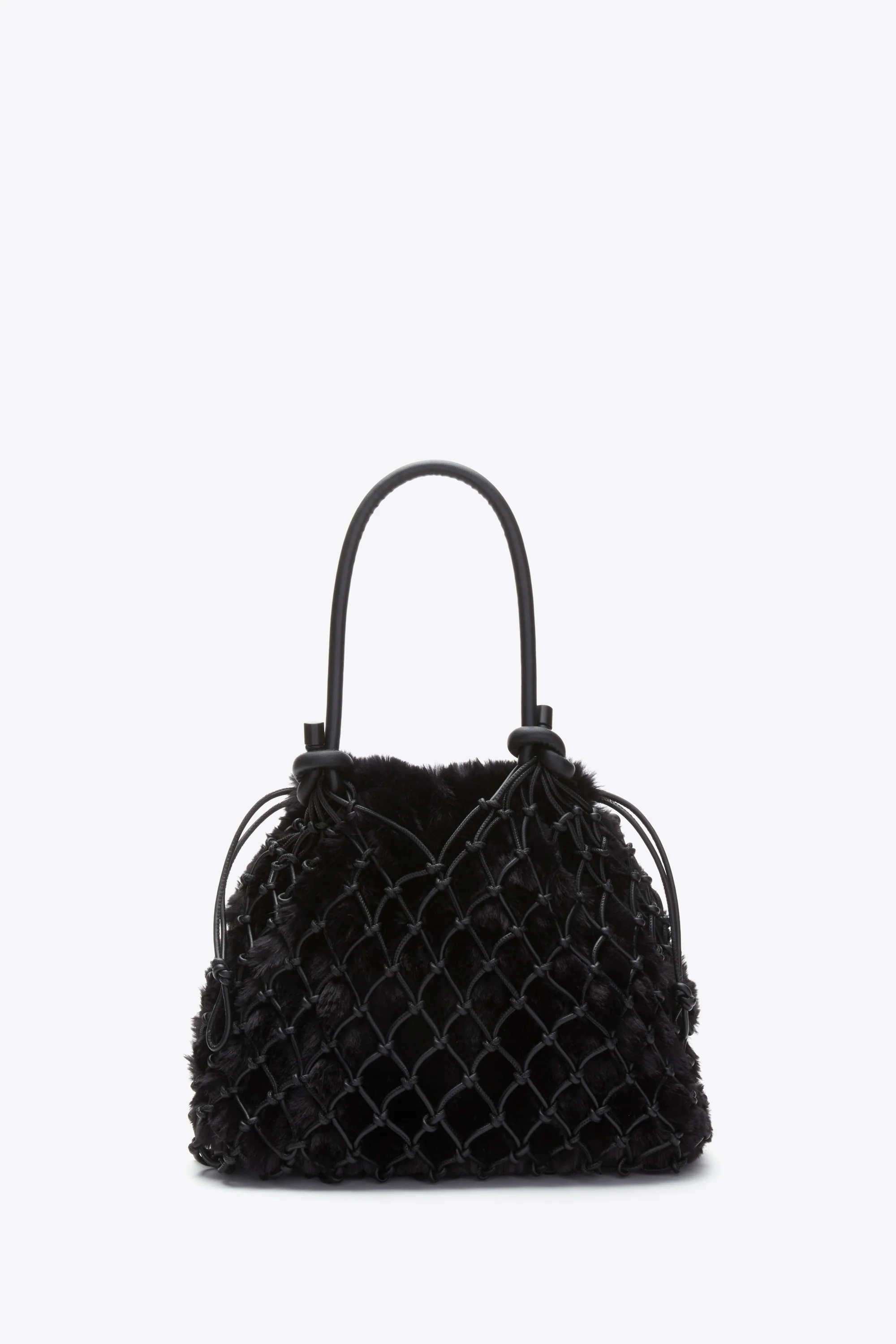 Faux Fur Macrame Mini Sac - Image 2