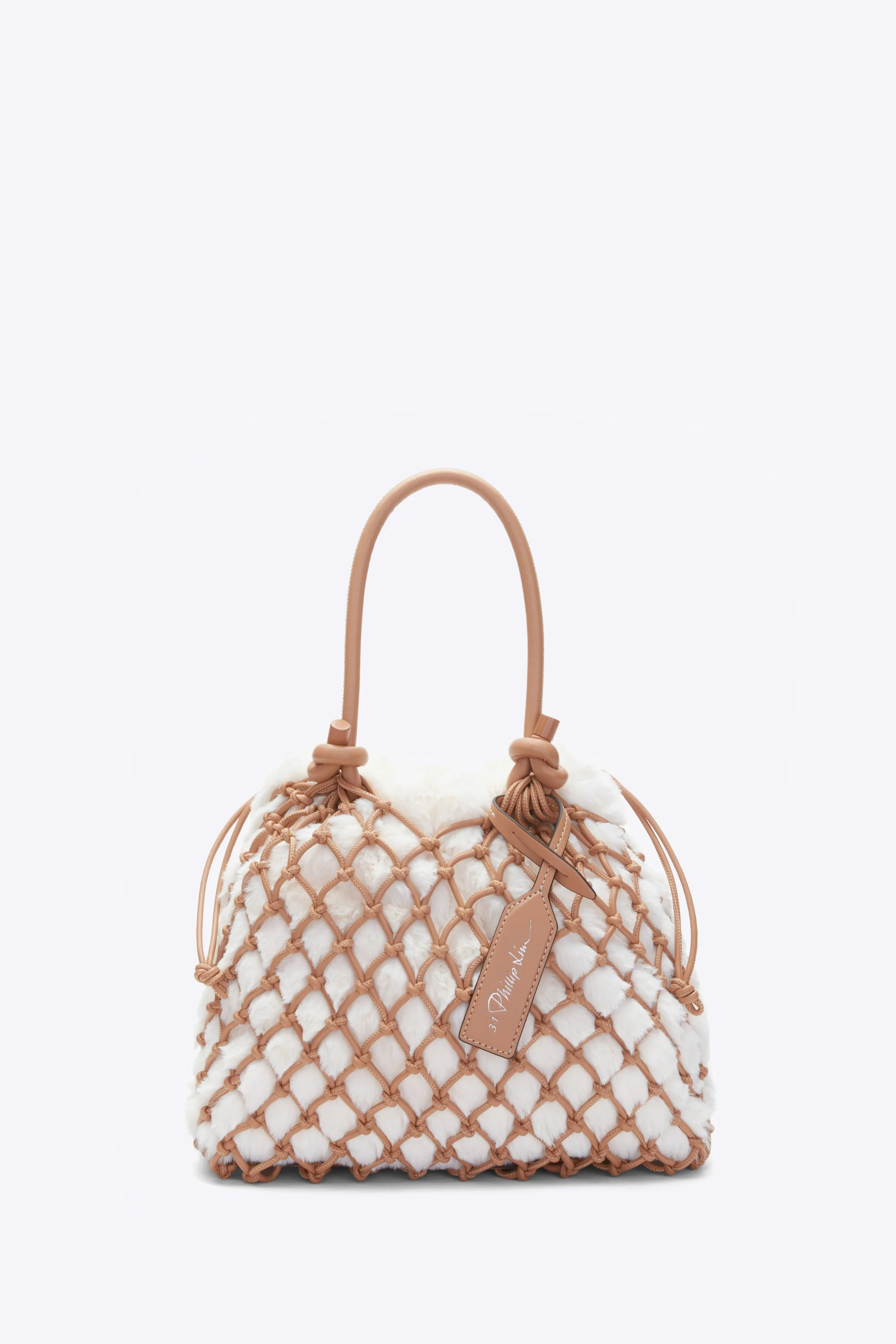 Faux Fur Macrame Mini Sac - Image 6