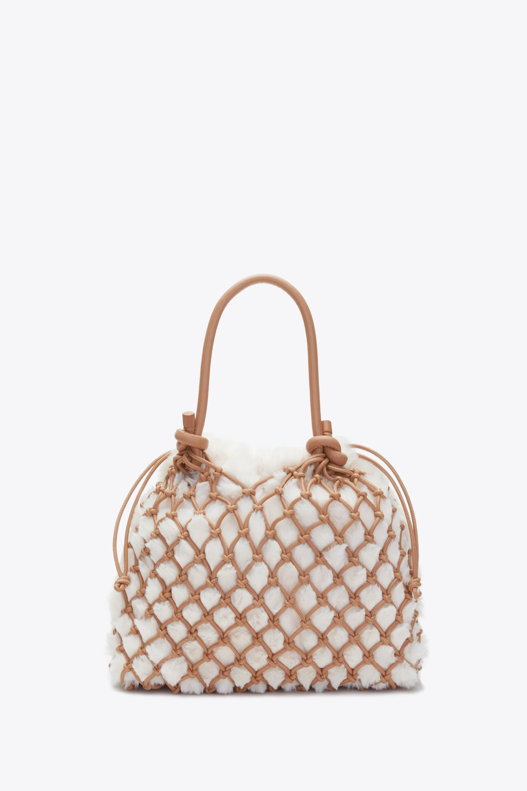Faux Fur Macrame Mini Sac - Image 7