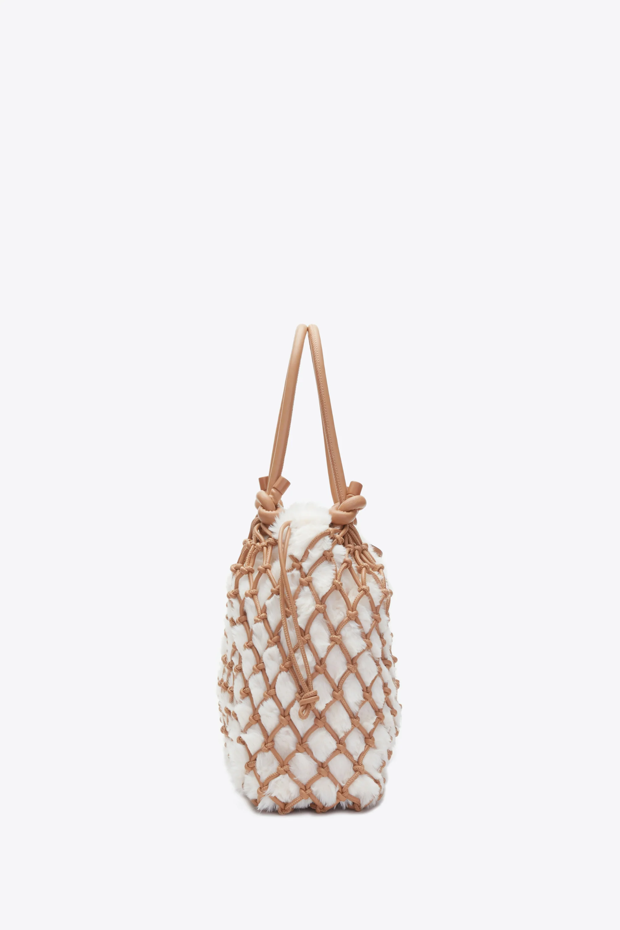 Faux Fur Macrame Mini Sac - Image 8