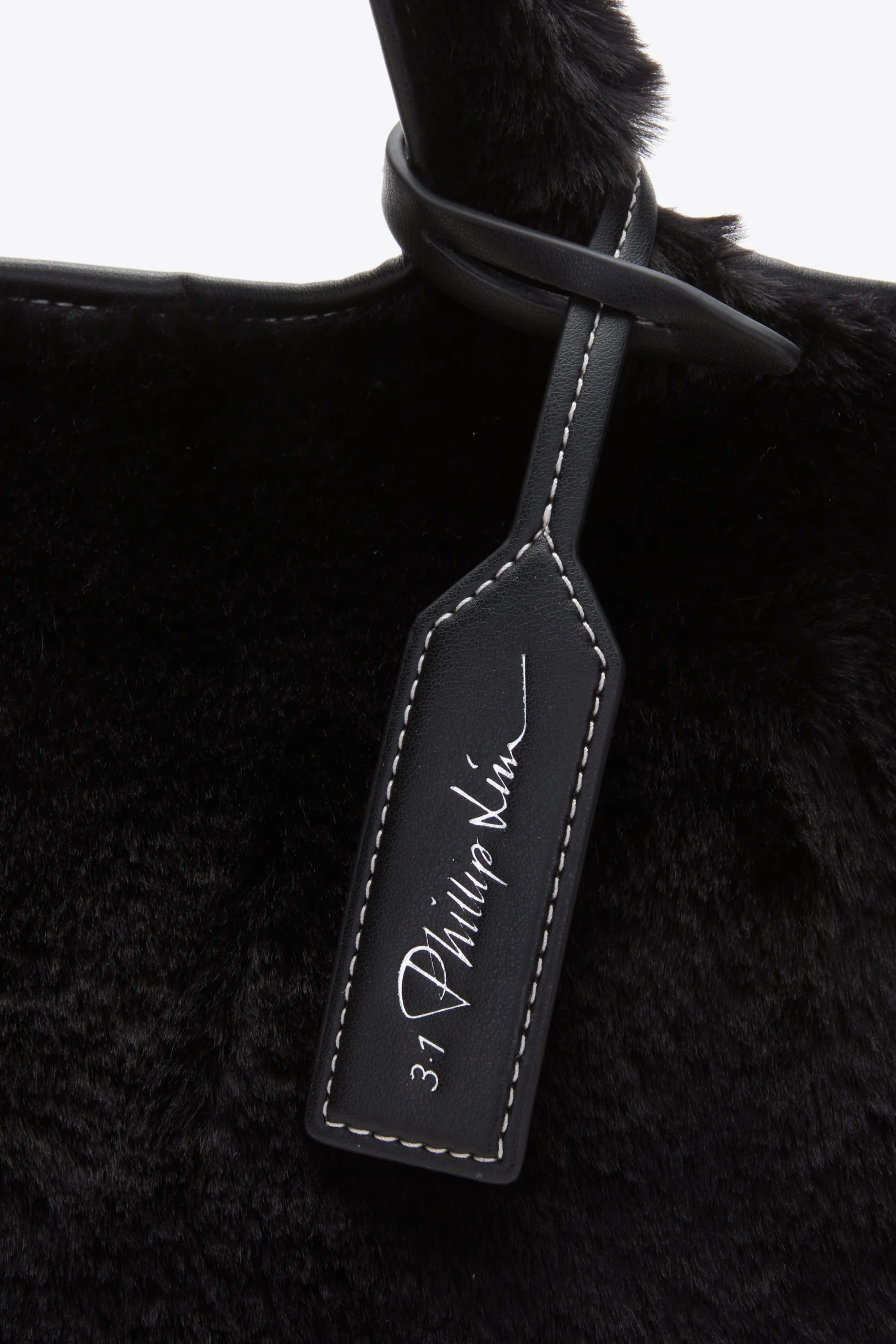 Faux Fur Mini Market Tote - Image 4