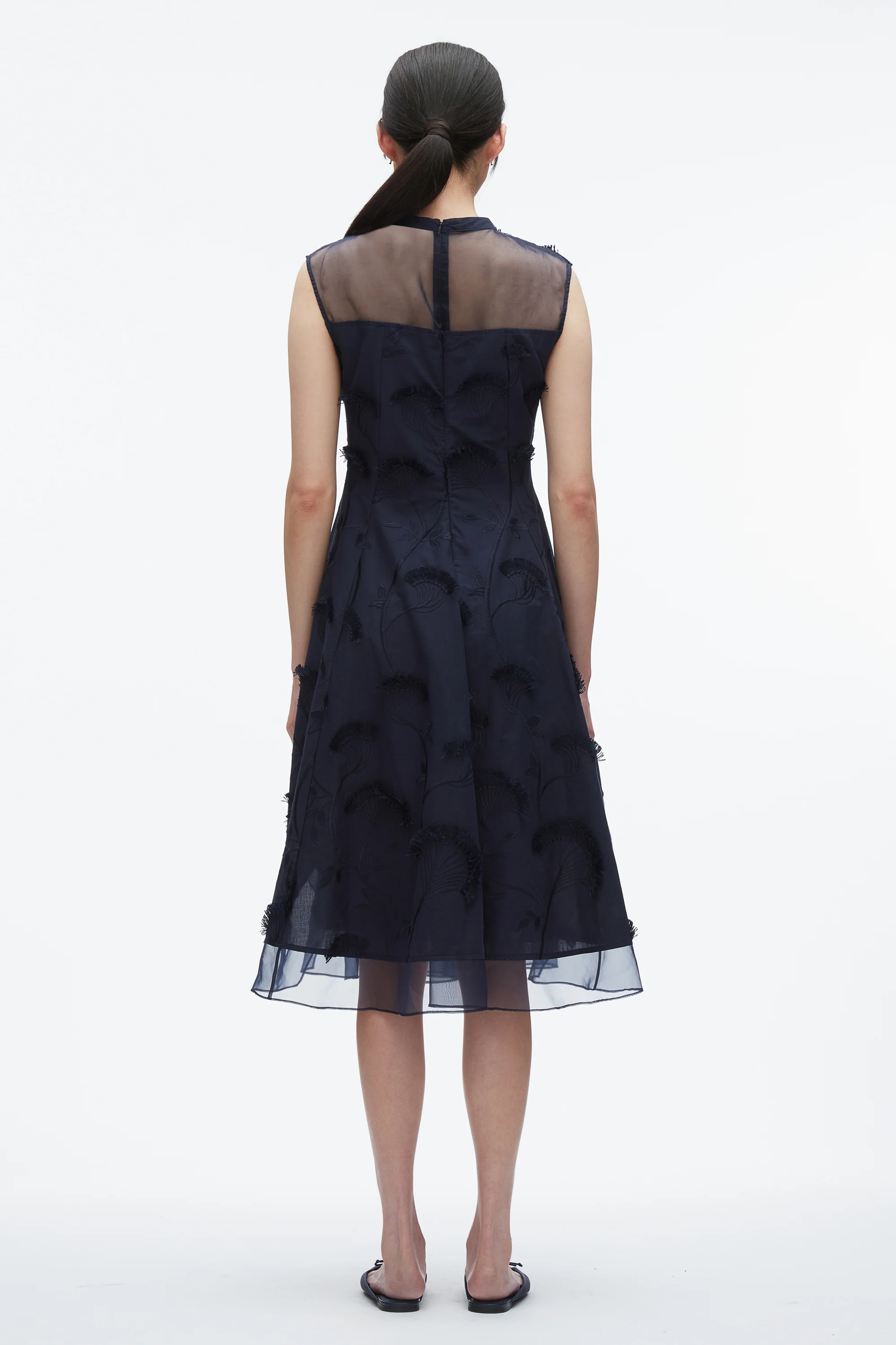Fil Coupé Midi Dress - Image 10