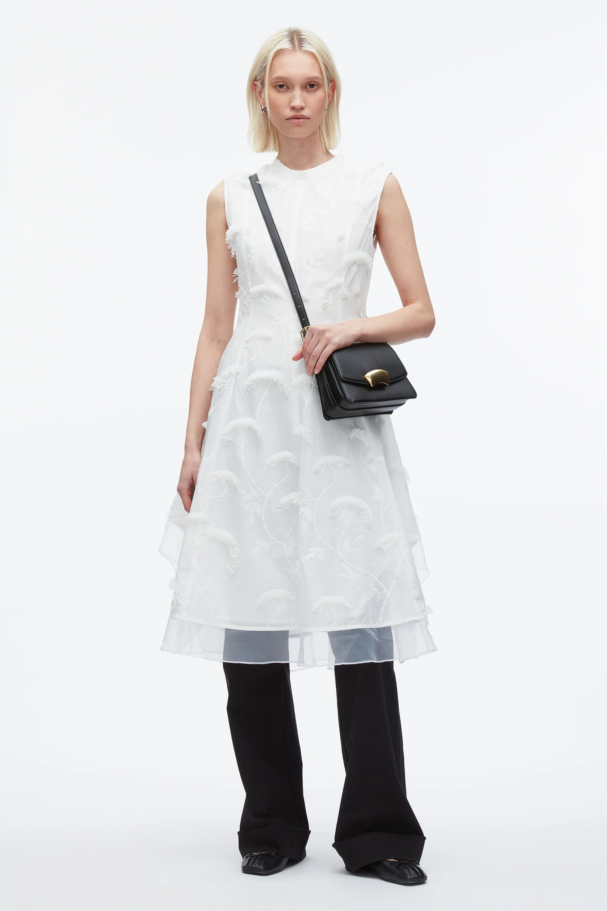Fil Coupé Midi Dress - Image 2