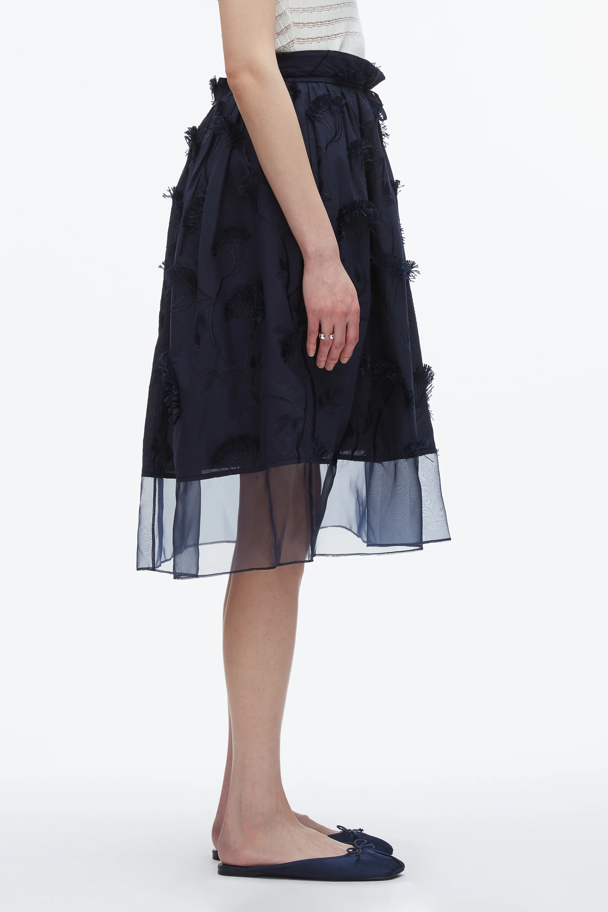 Fil Coupé Midi Skirt - Image 10
