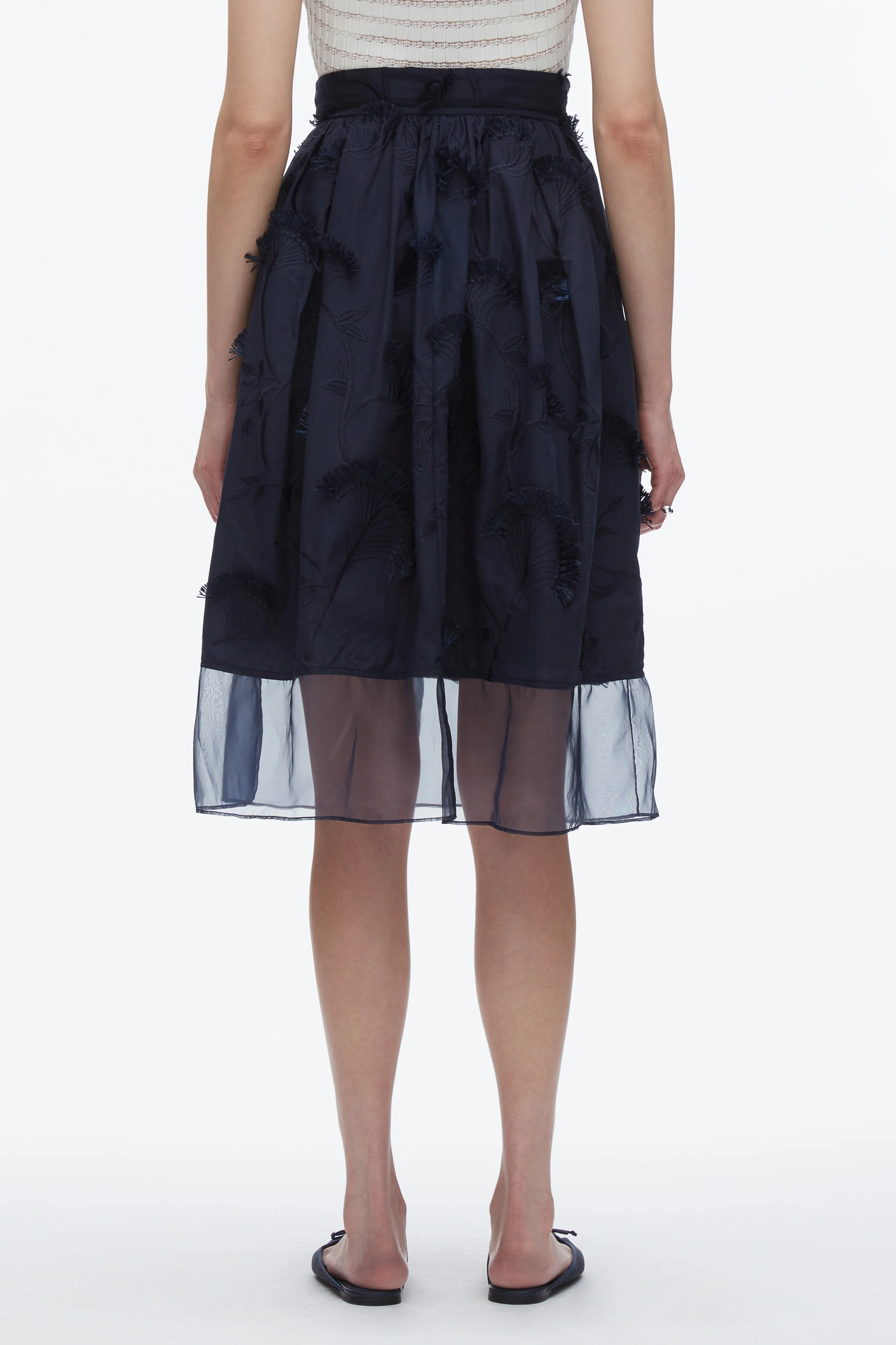 Fil Coupé Midi Skirt - Image 11