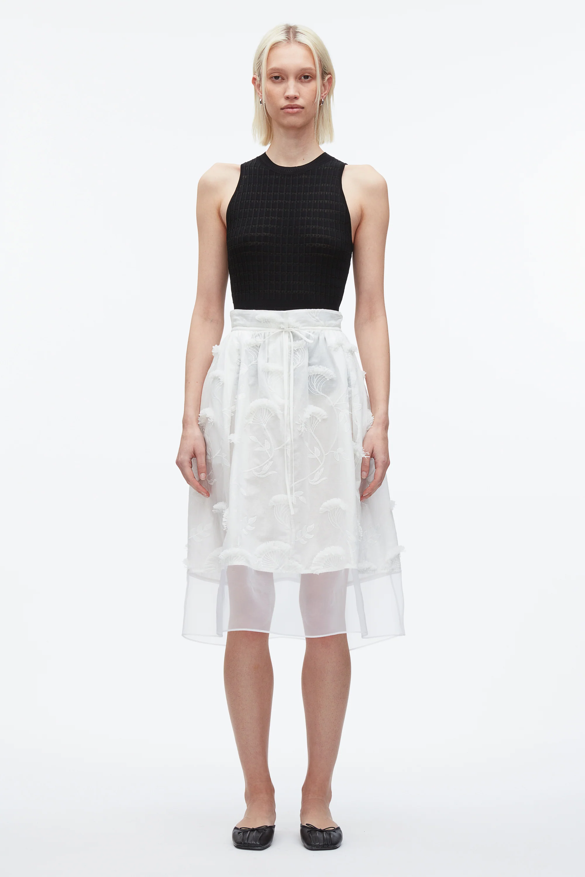 Fil Coupé Midi Skirt - Image 2