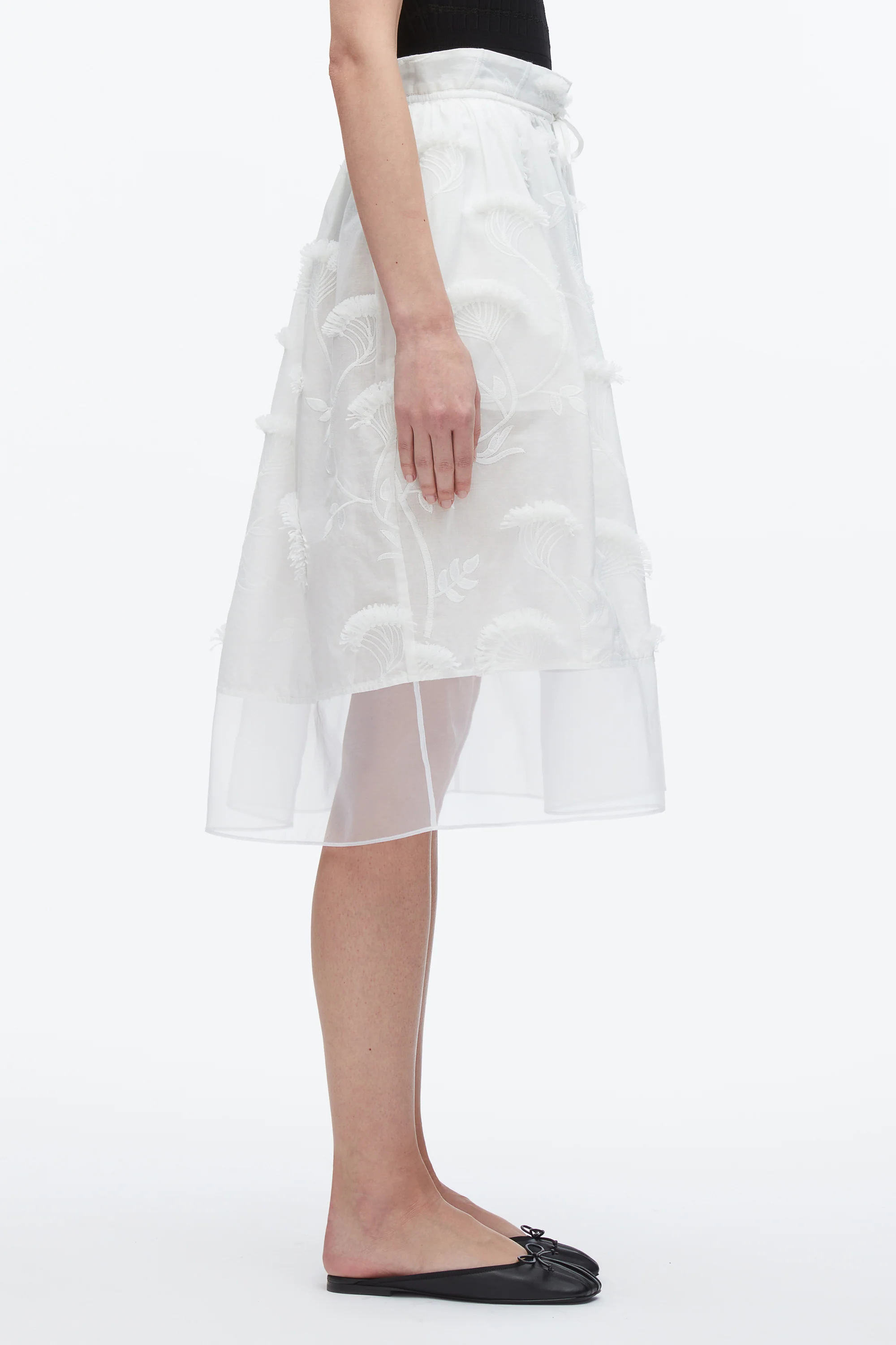 Fil Coupé Midi Skirt - Image 4