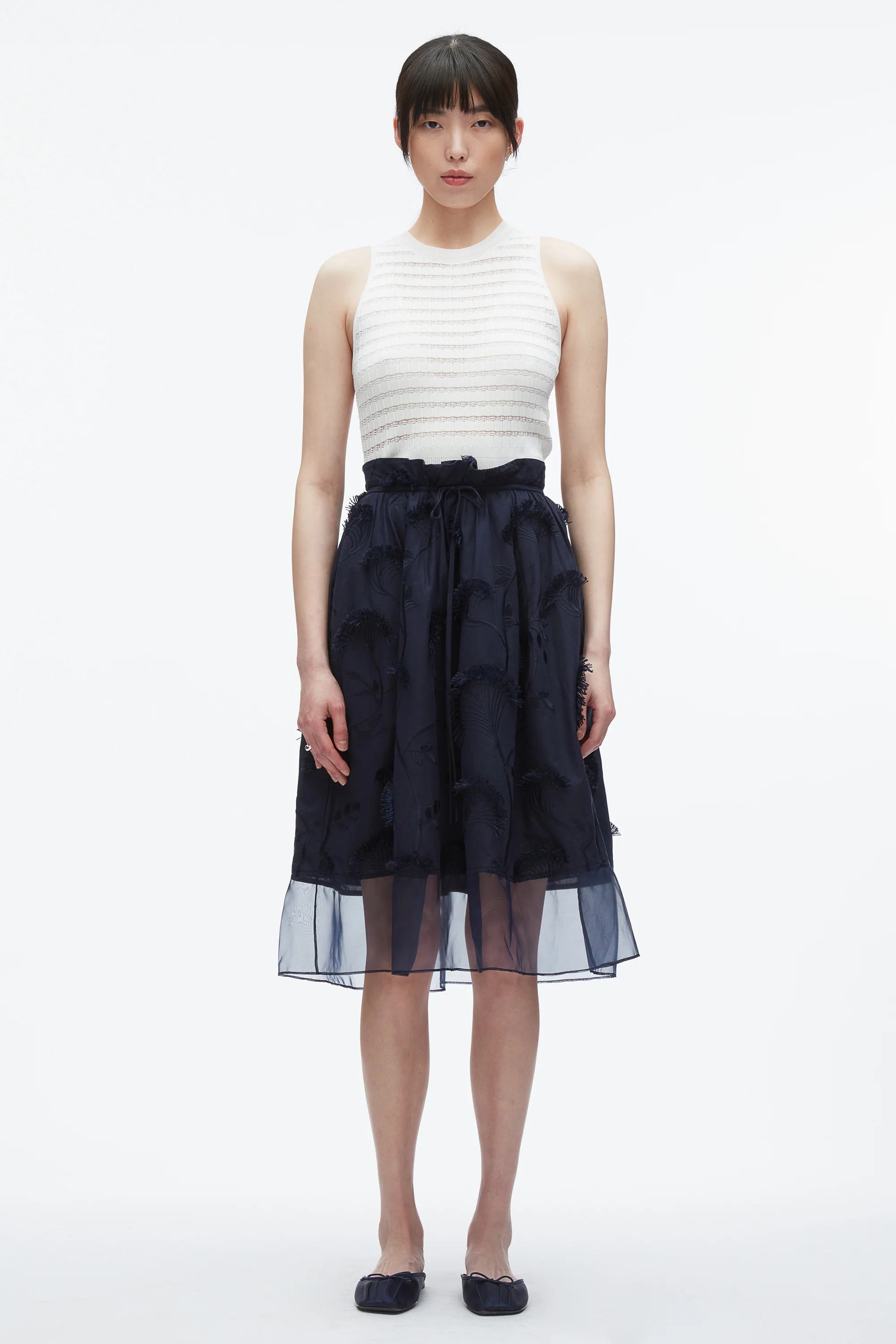 Fil Coupé Midi Skirt - Image 8