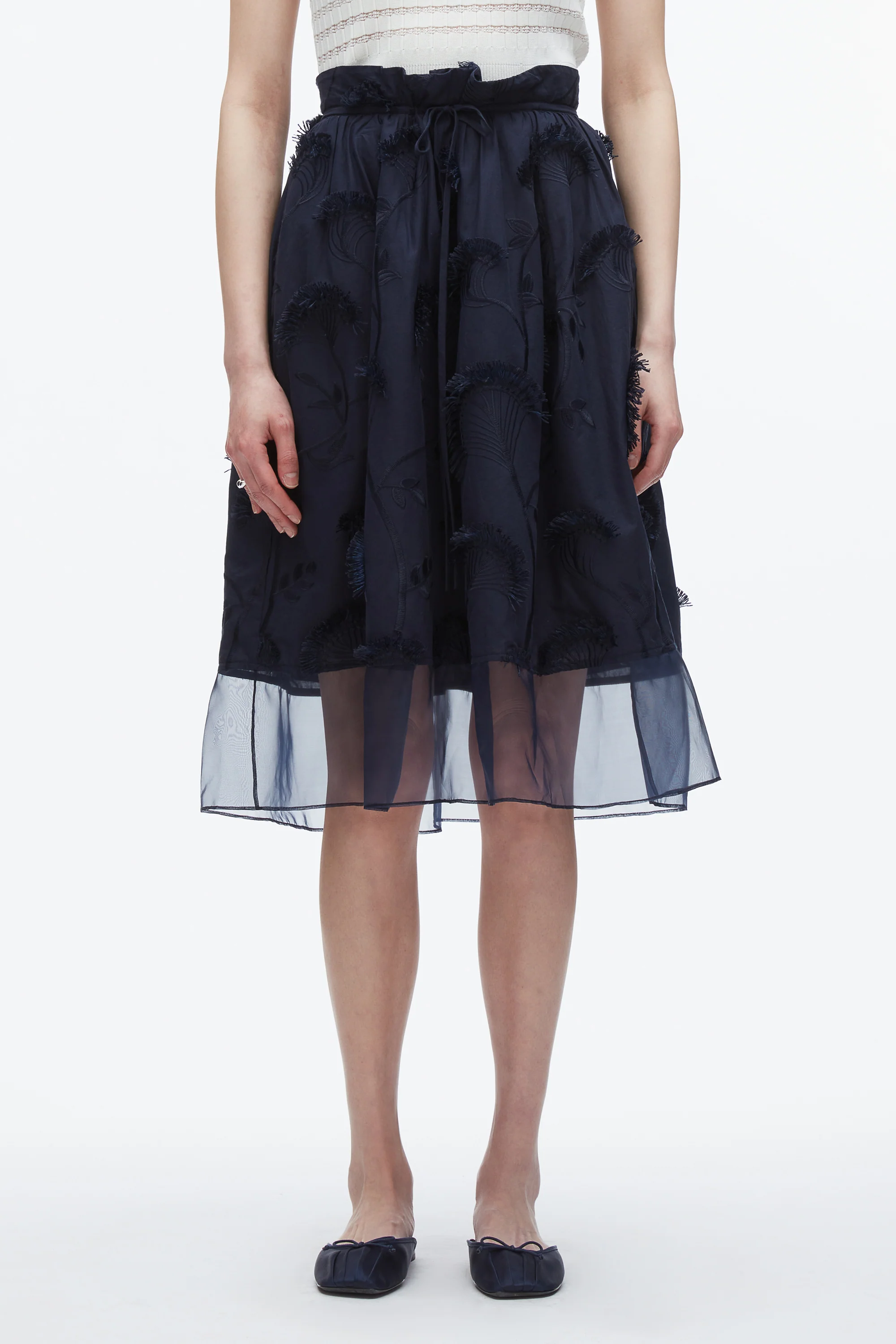 Fil Coupé Midi Skirt - Image 9