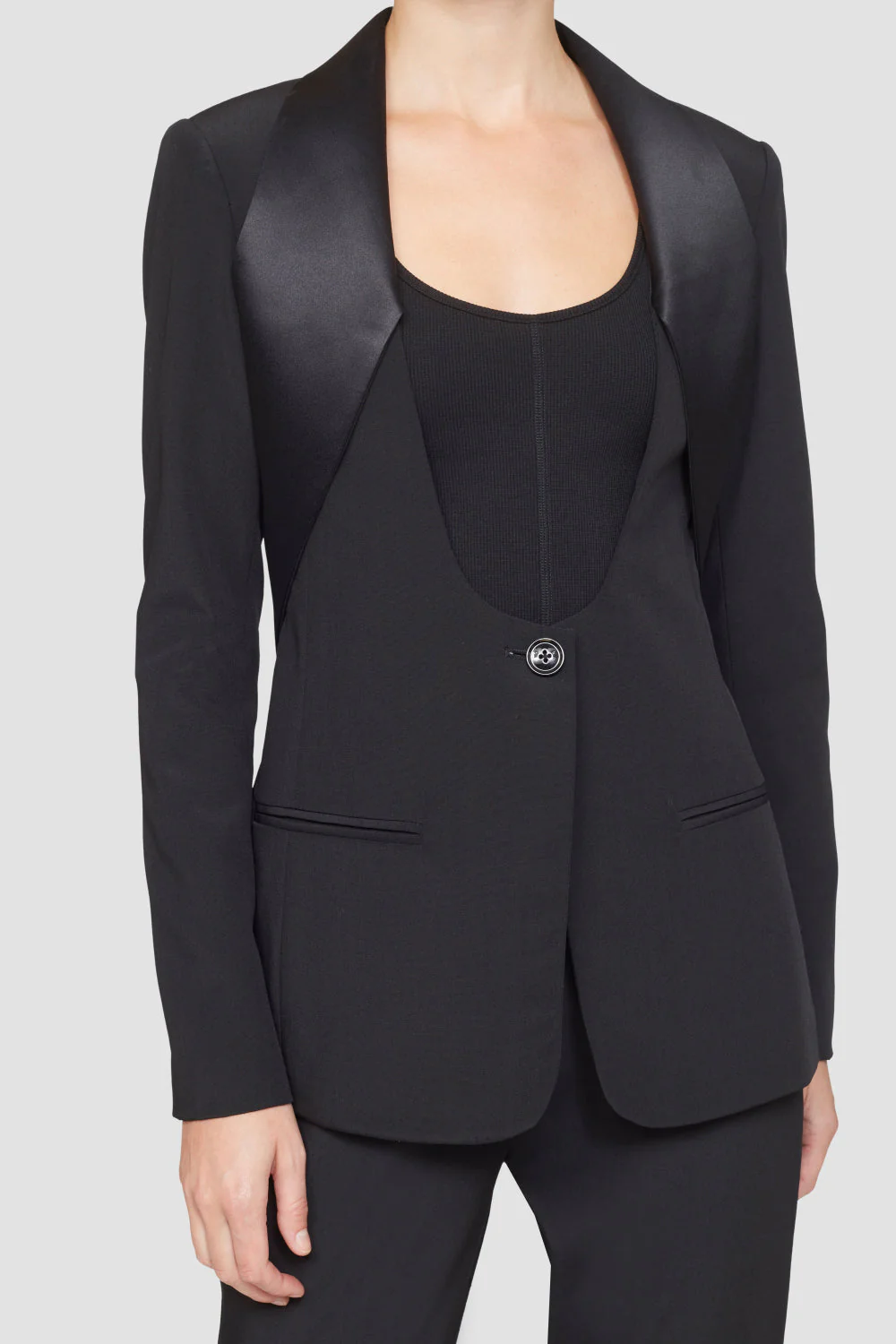 Fitted Blazer W Tie And Bustie - Image 5
