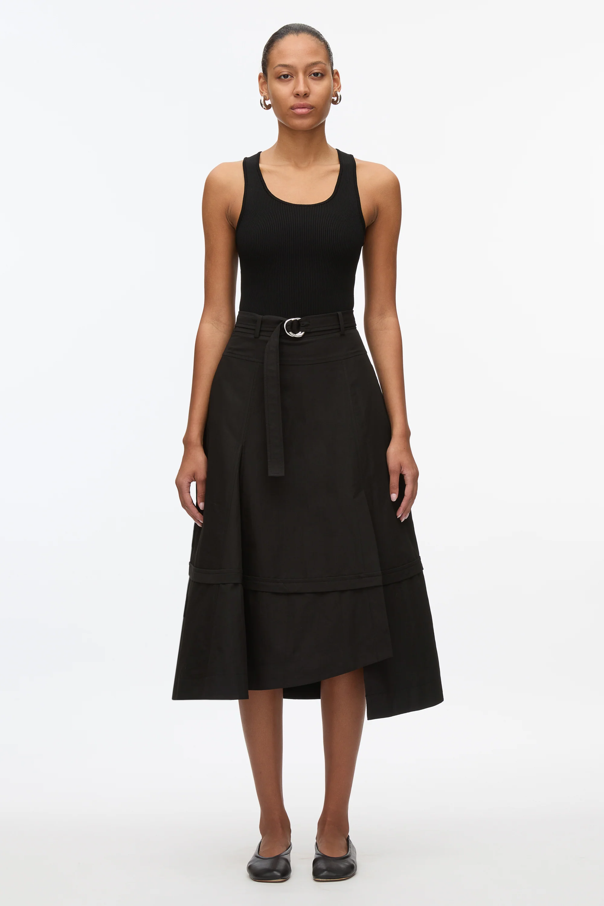 Belted Flare Skirt - Image 2
