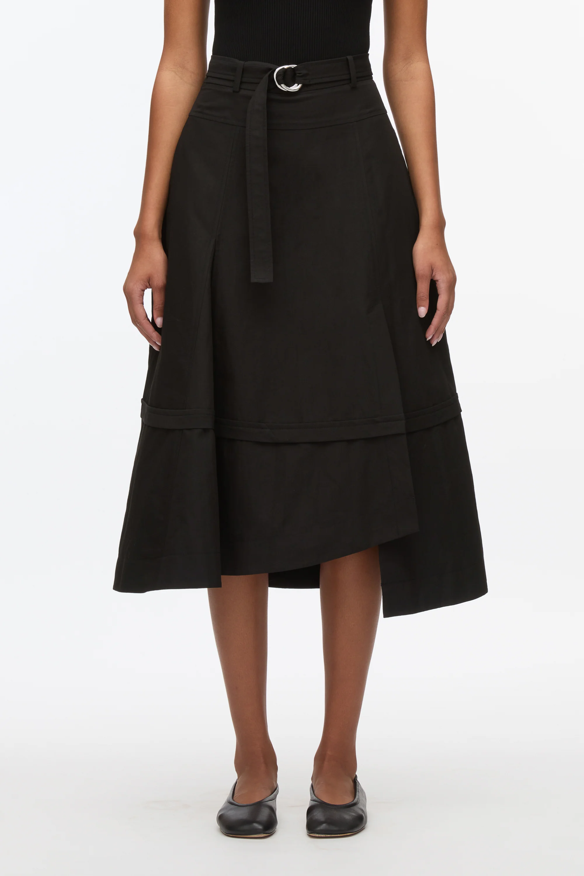 Belted Flare Skirt - Image 3