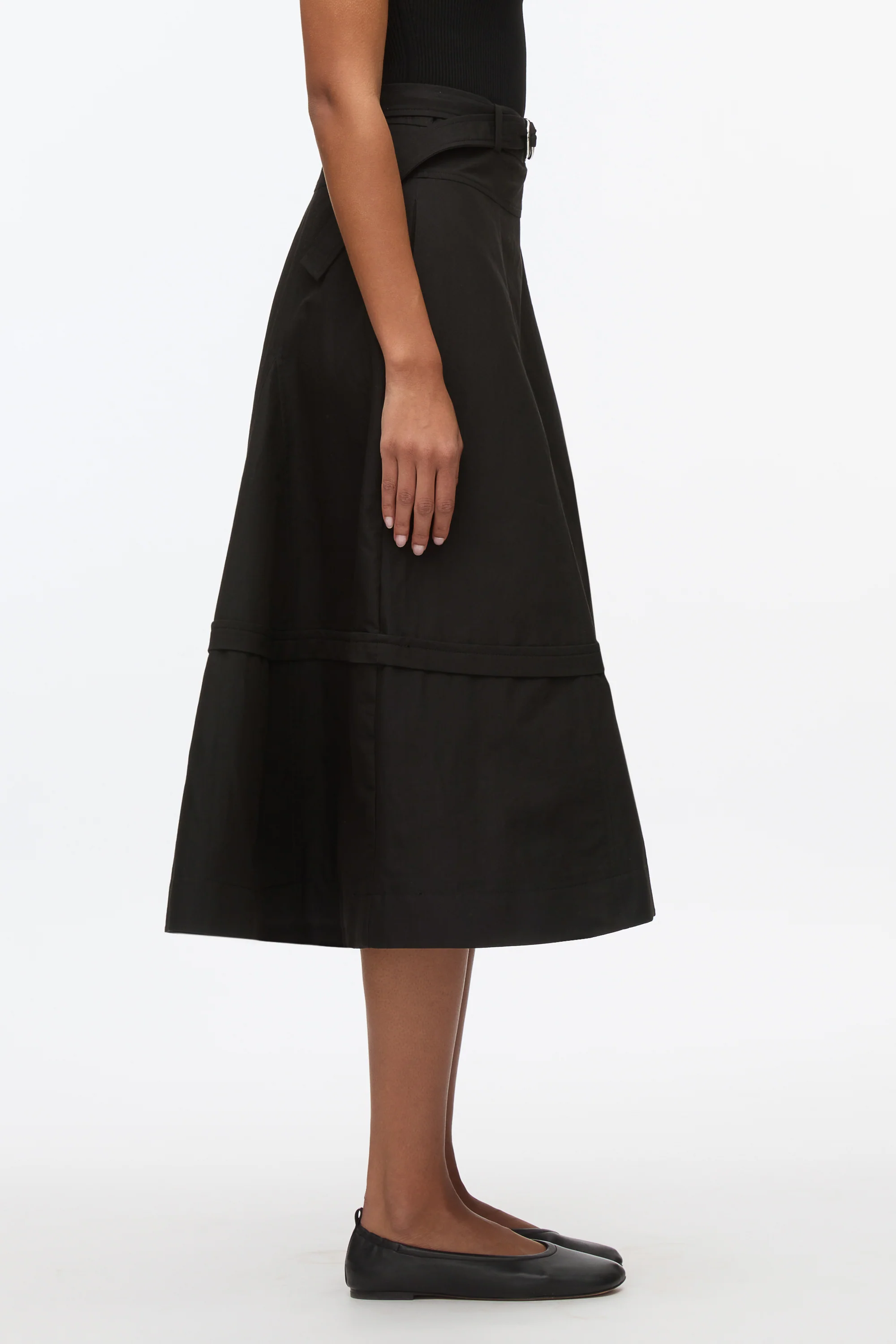 Belted Flare Skirt - Image 4