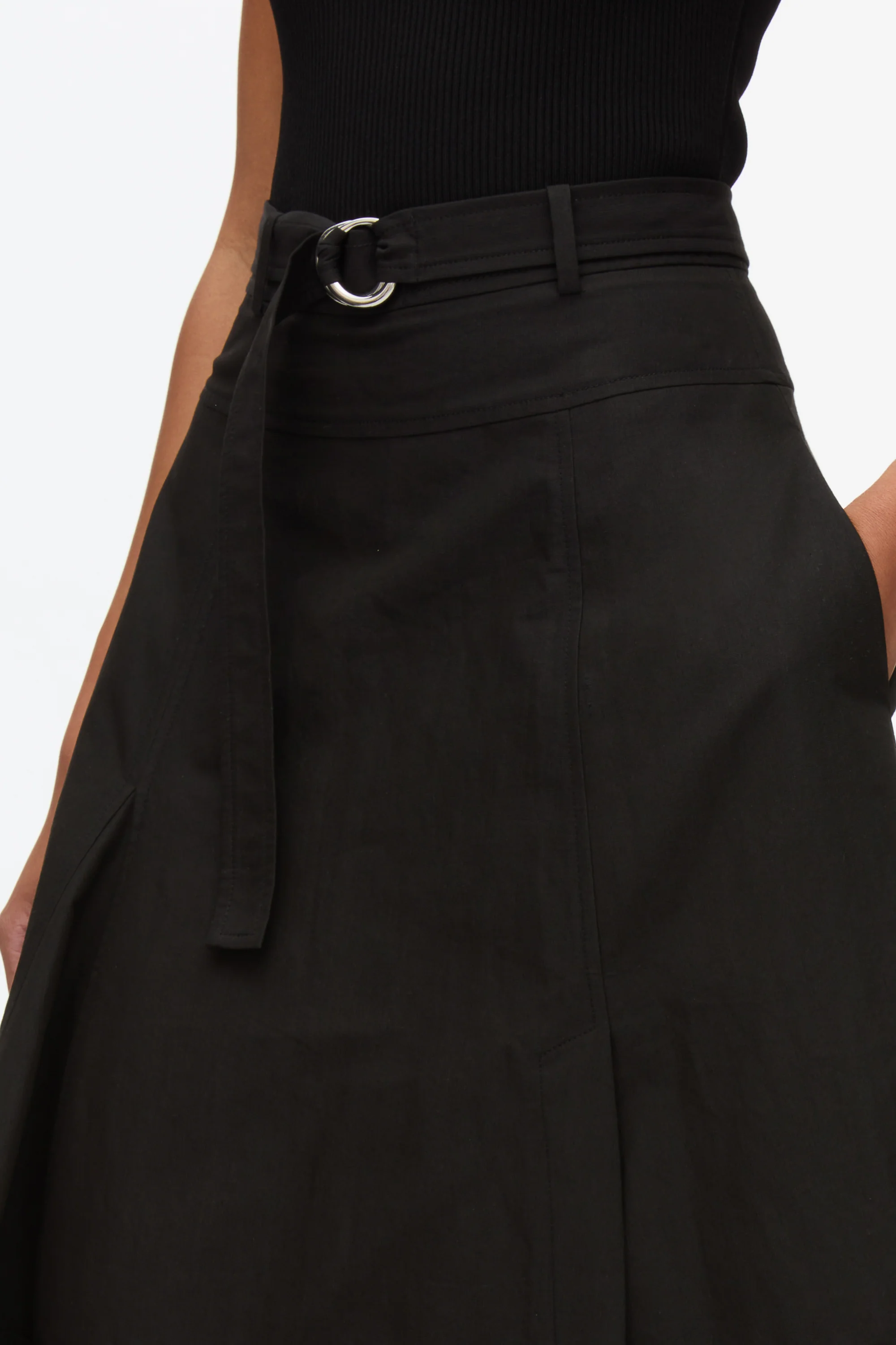 Belted Flare Skirt - Image 6