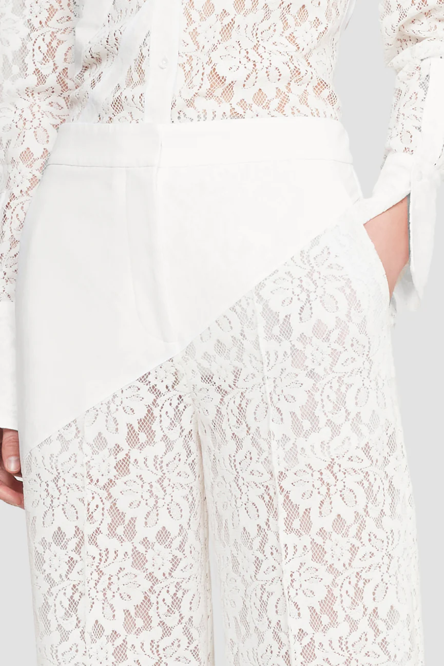Flocked Lace Full Length Trouser - Image 3