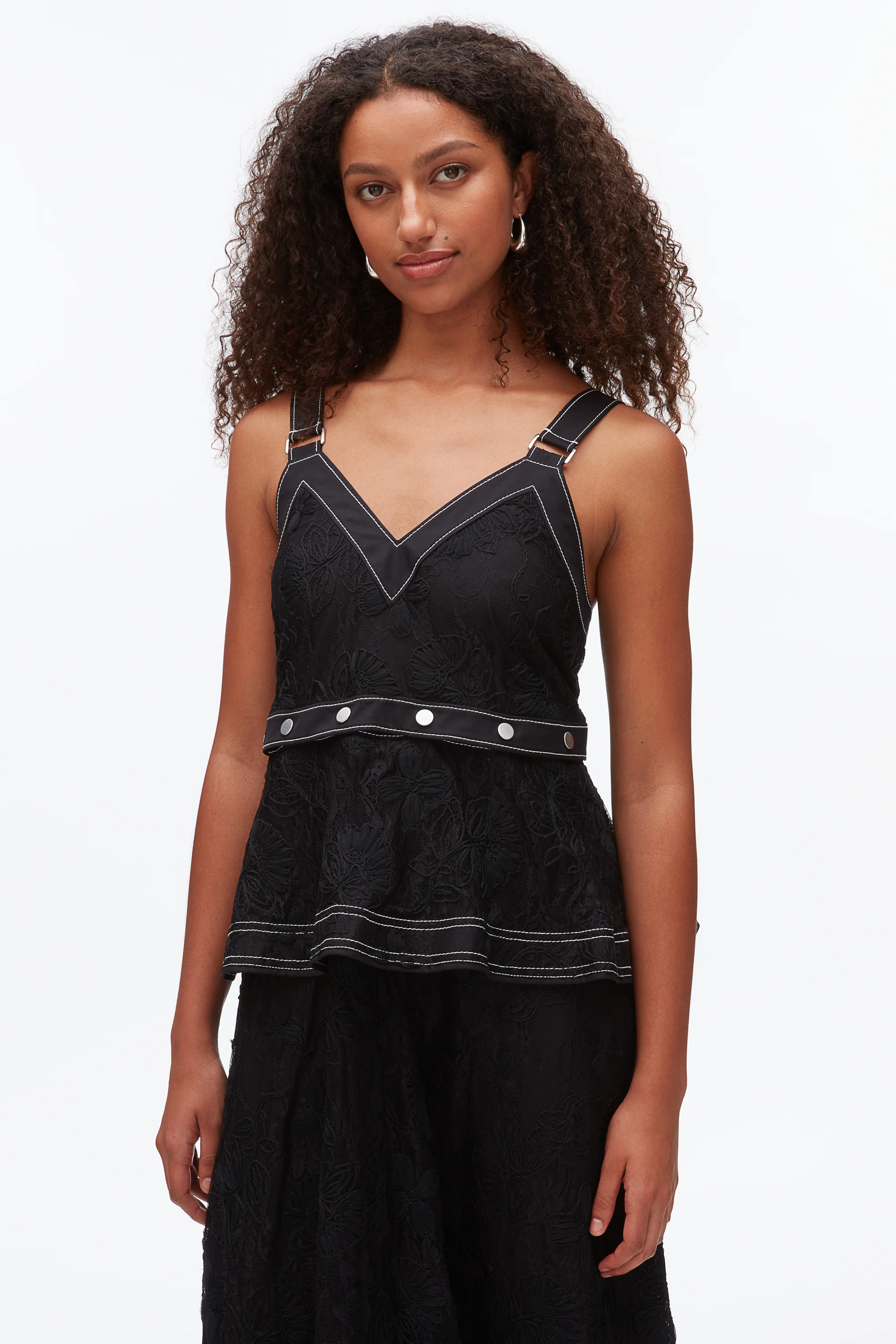 Floral Lace Midi Dress - Image 6