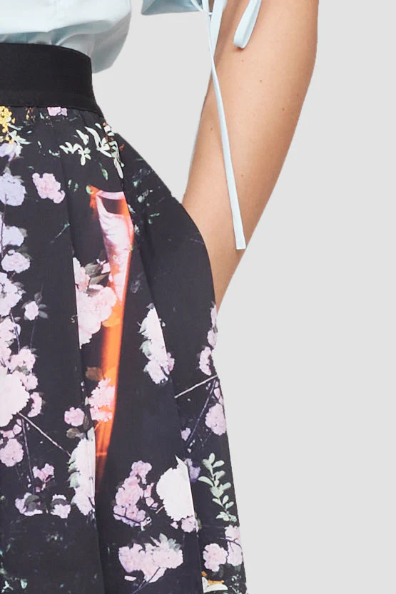 Floral Pleated Skirt - Image 5