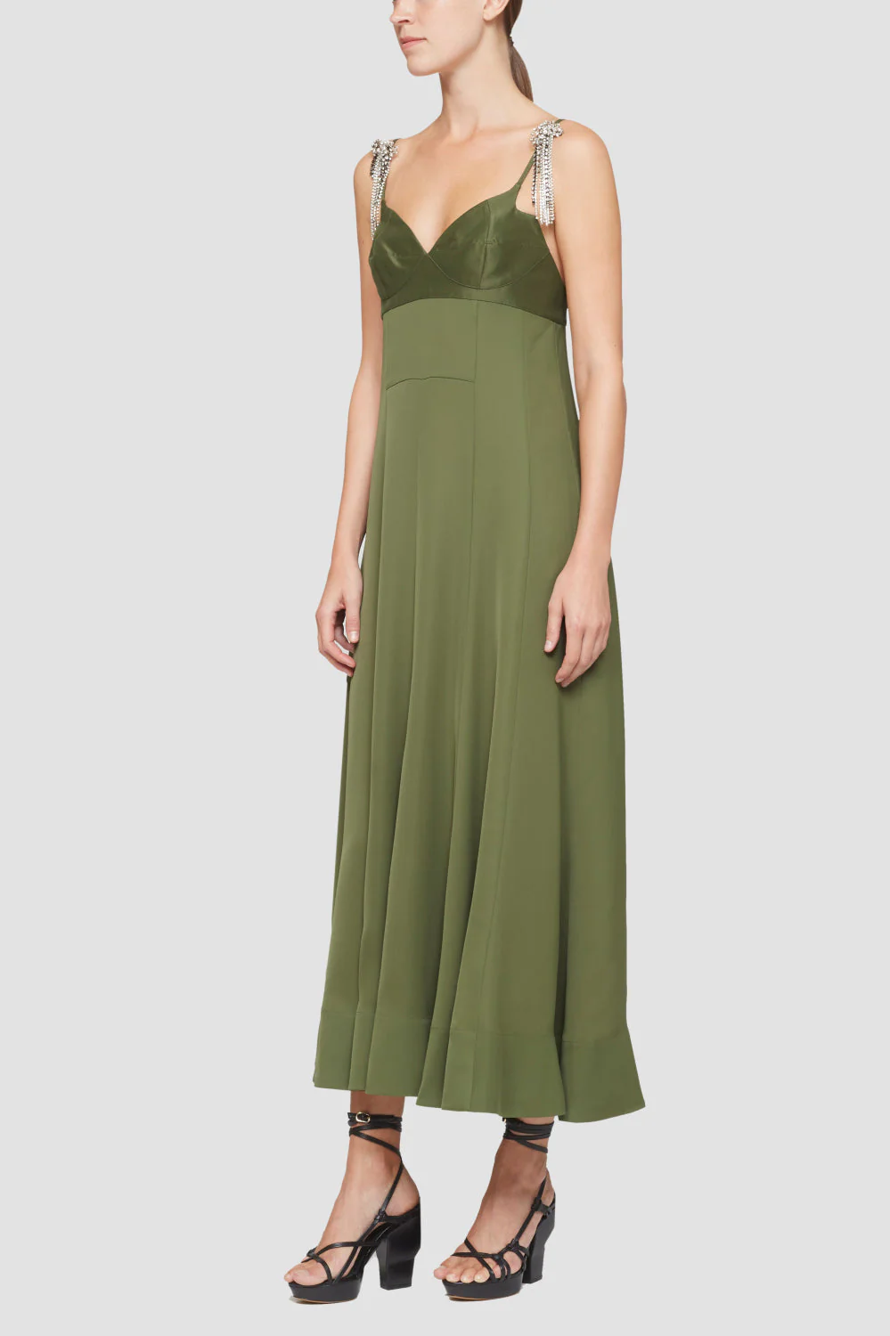 Fluid Flare Bustier Gown - Image 3