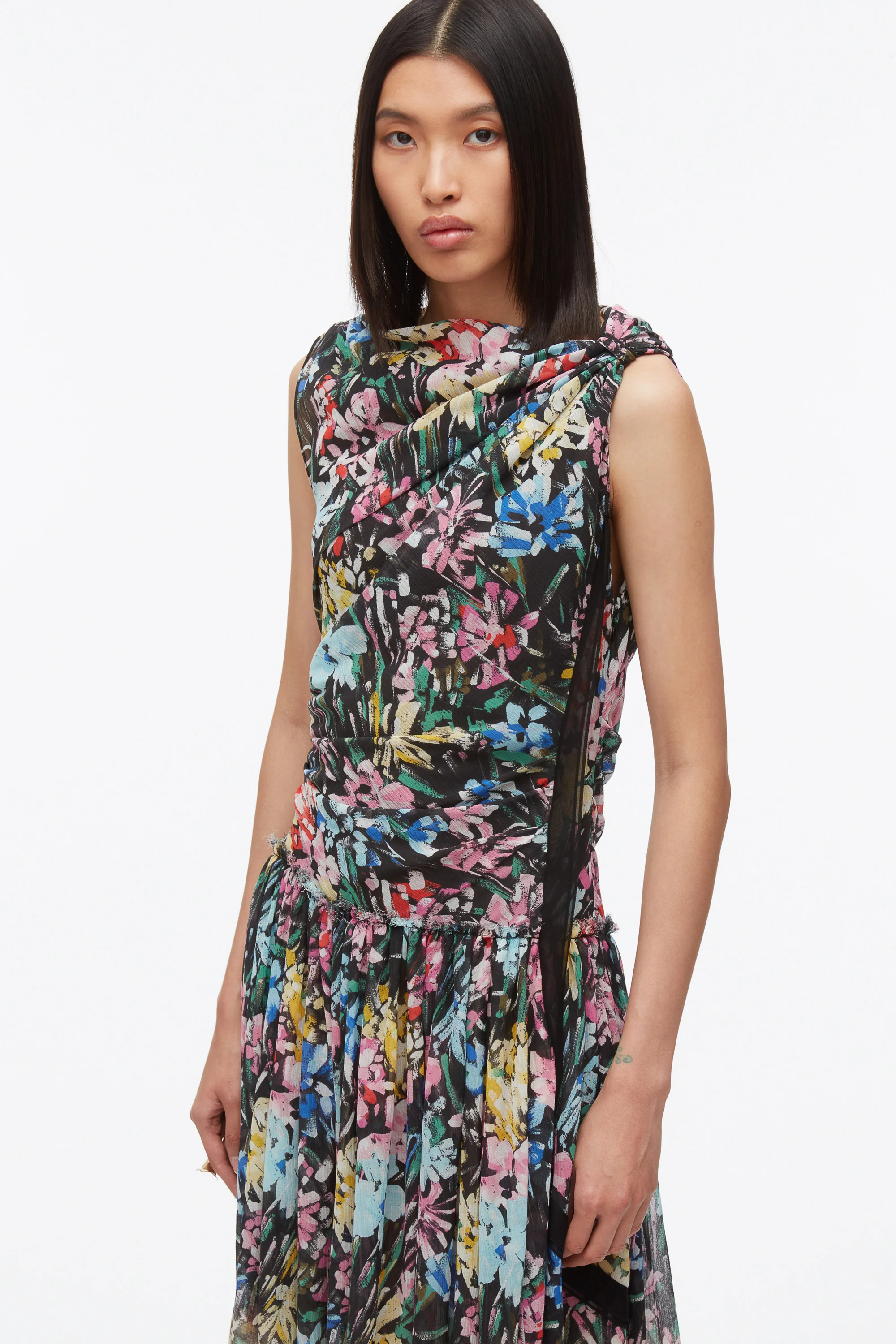 Flowerworks Dégradé Draped Dress - Image 2