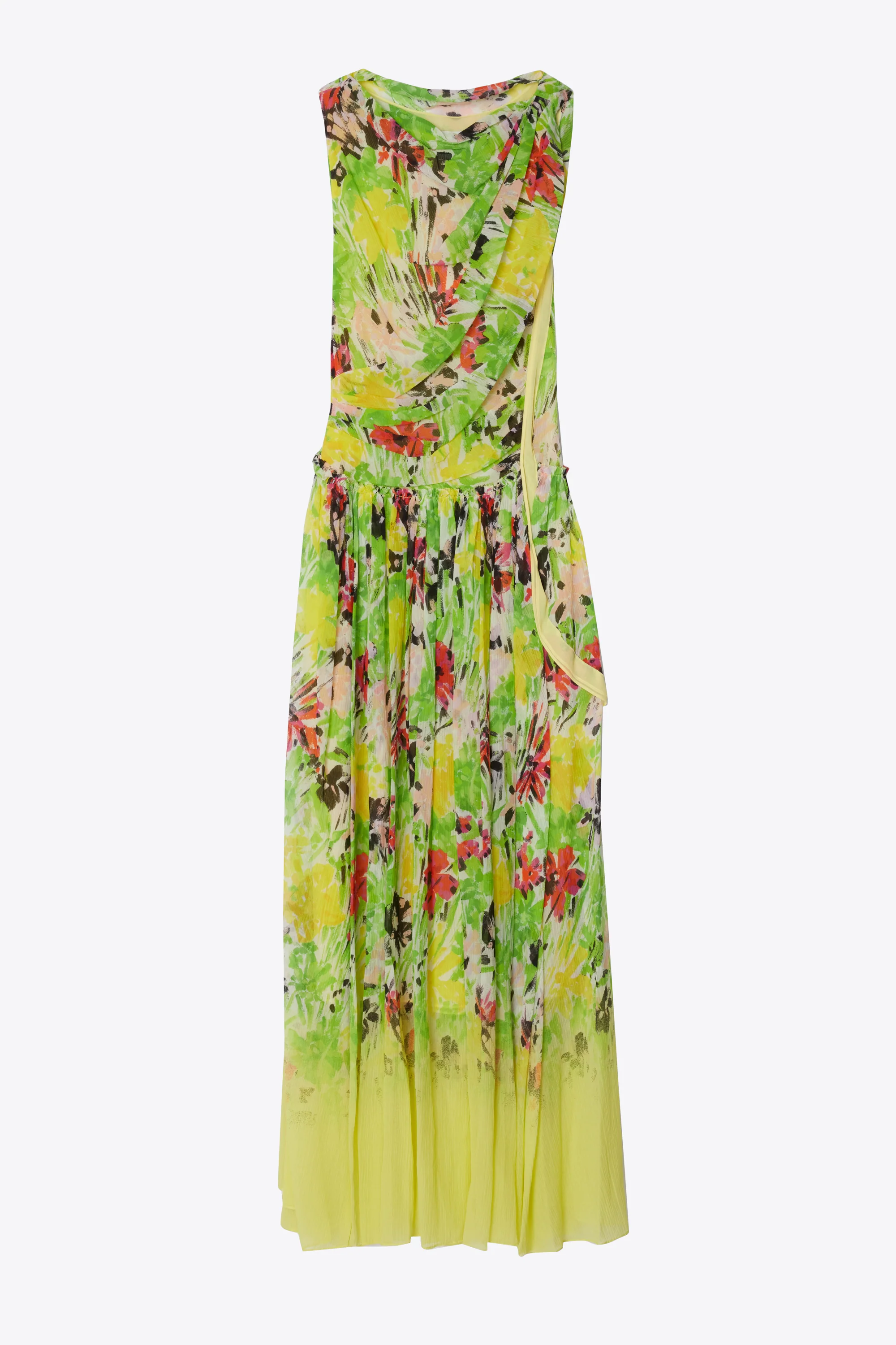 Flowerworks Dégradé Draped Dress - Image 5