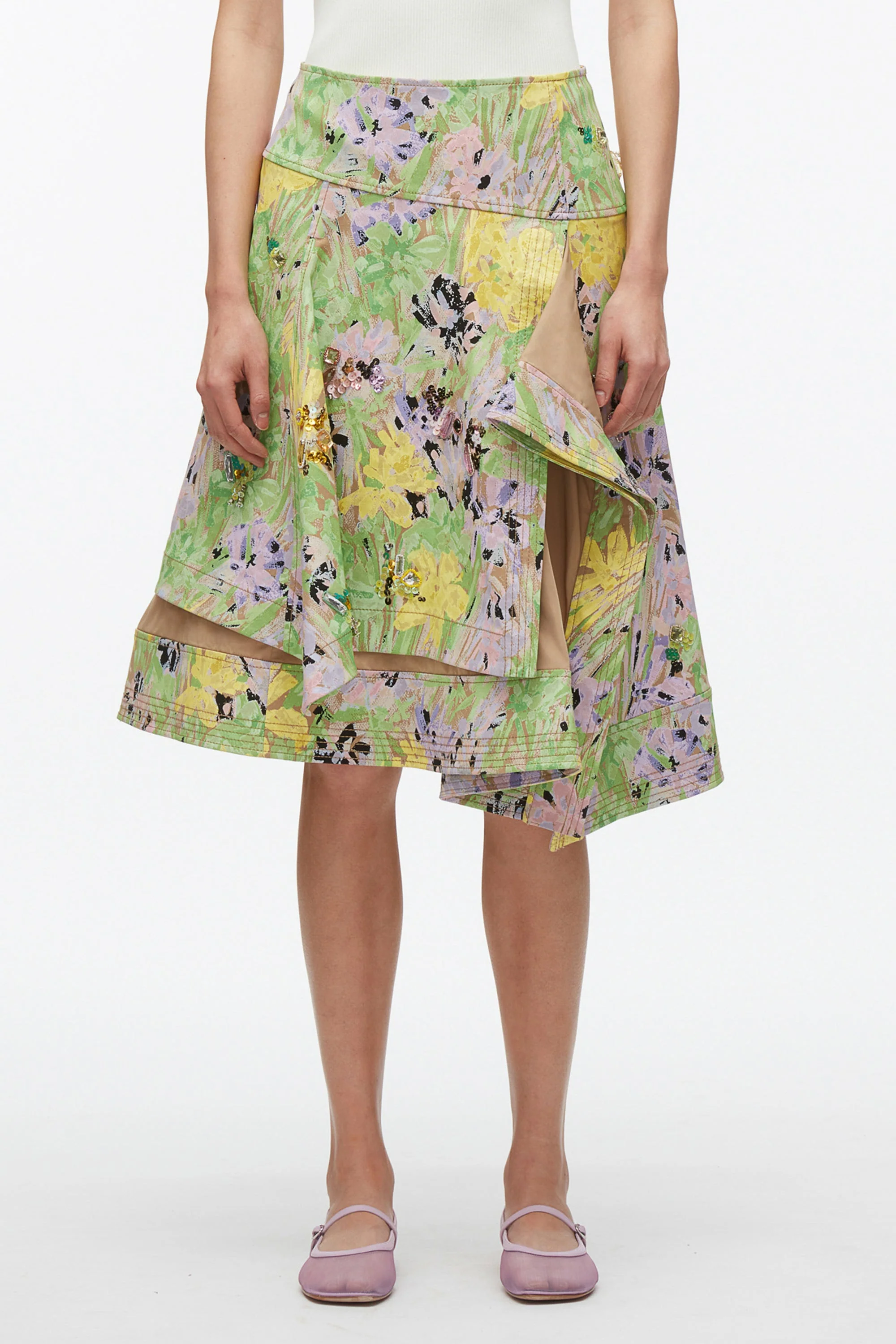 Flowerworks Embroidered Skirt - Image 2
