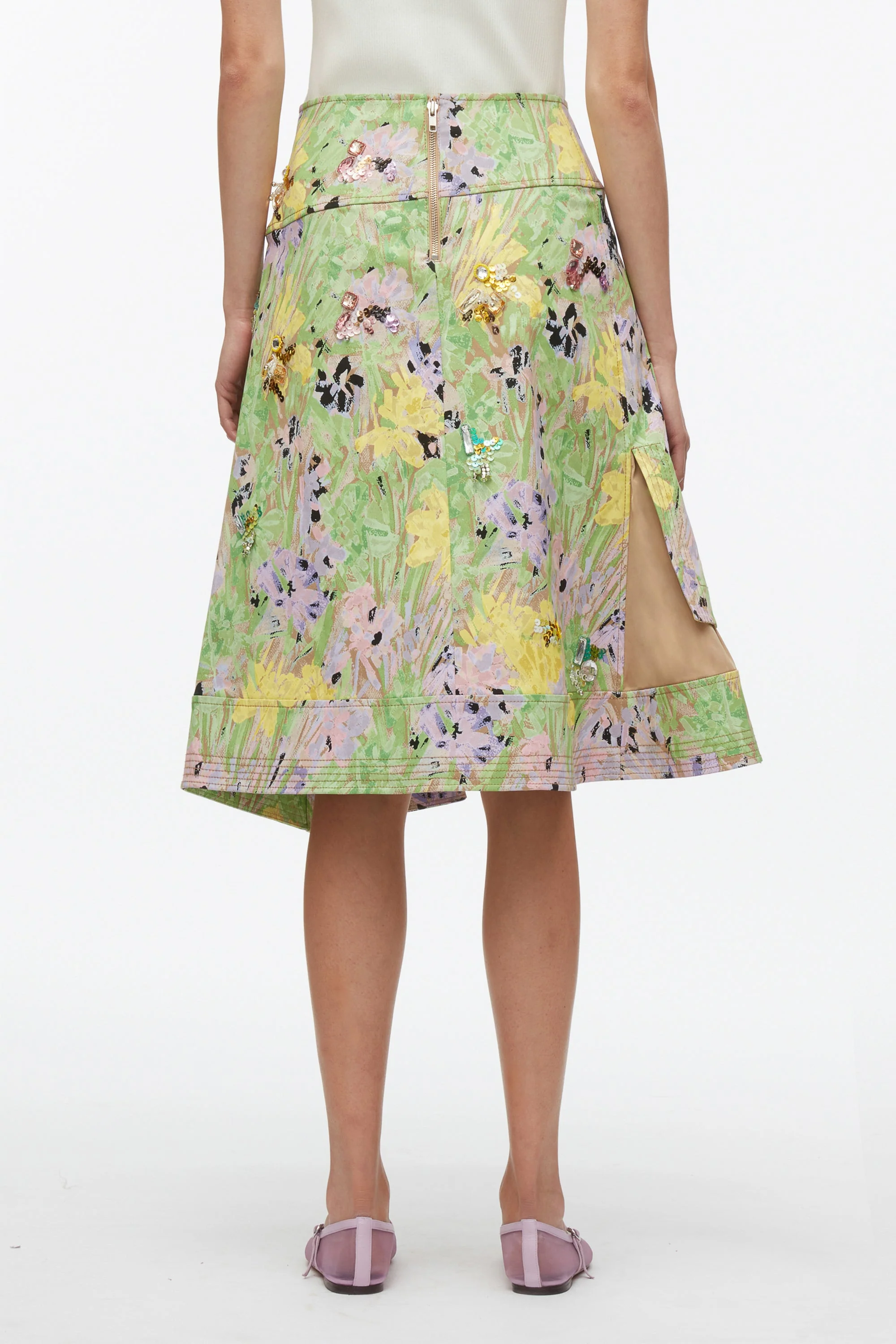 Flowerworks Embroidered Skirt - Image 4