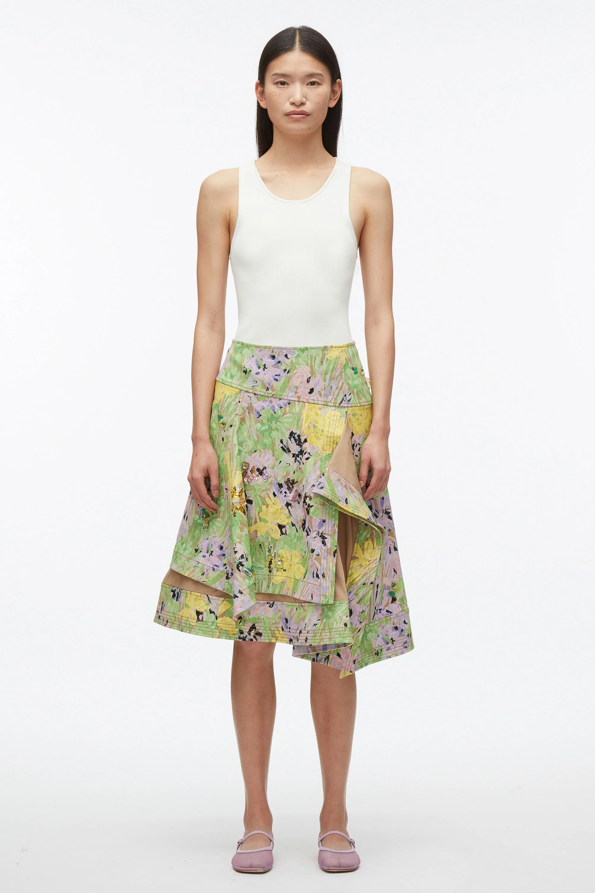 Flowerworks Embroidered Skirt - Image 6