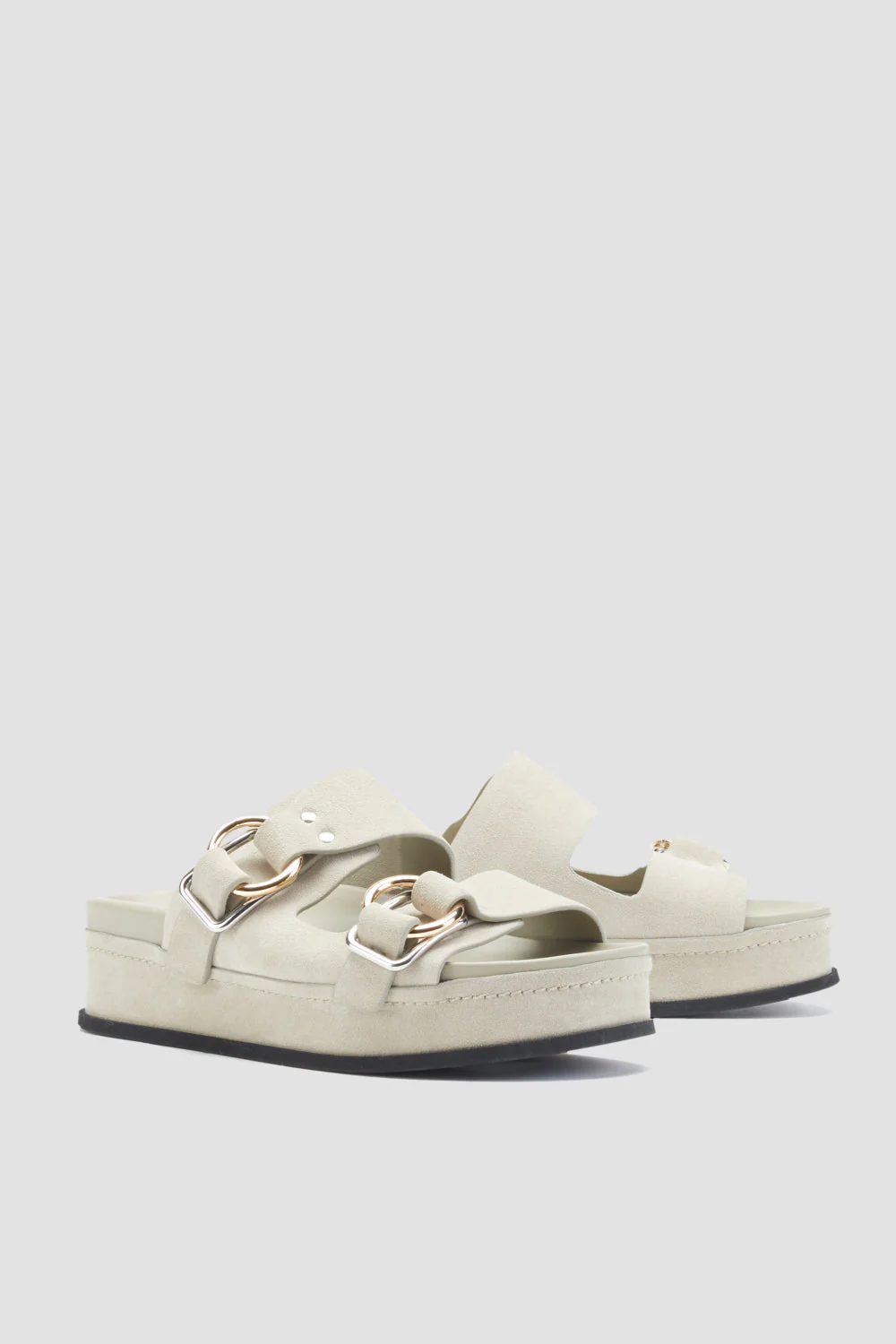 Freida Double Buckle Slide - Image 2