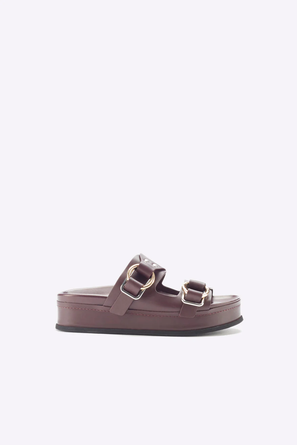 Freida Platform Double Buckle Slide - Image 2