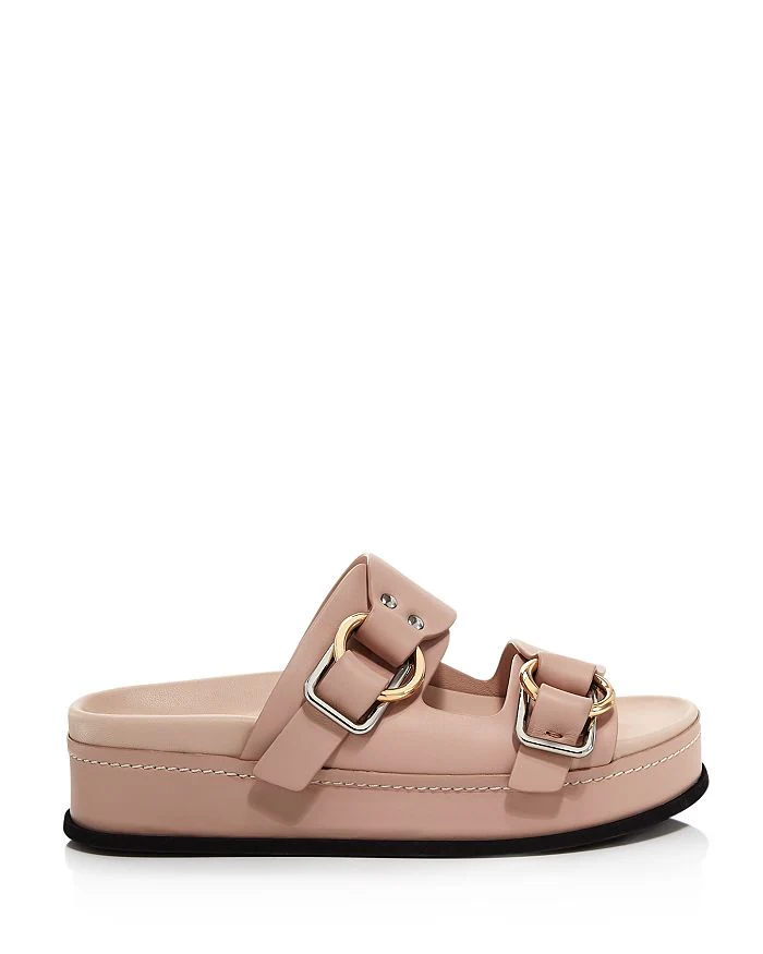 Freida Platform Double Buckle Slide