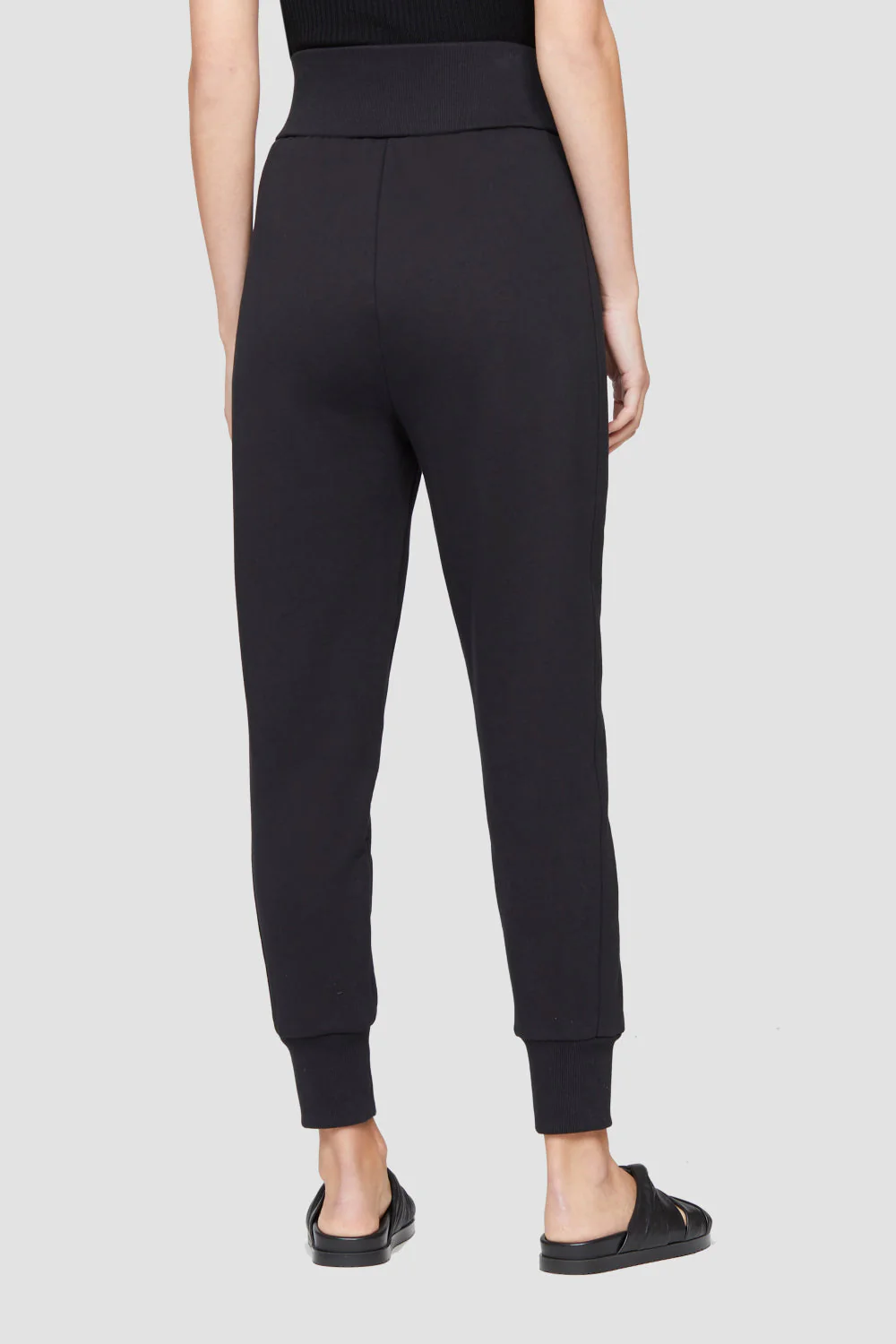 French Terry Jogger With Tie Waistband - Image 5