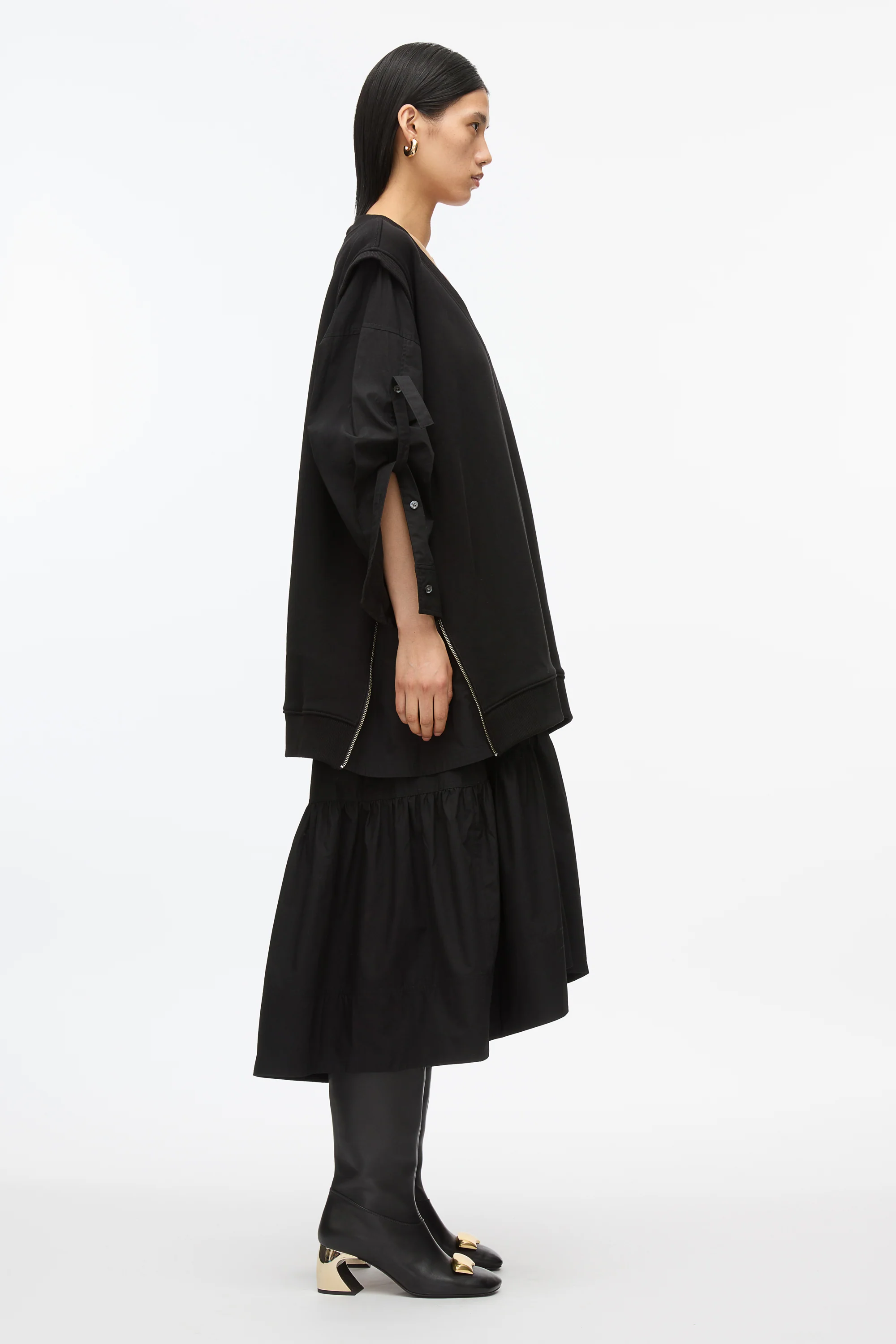 French Terry Vest Combo Dress - Image 2