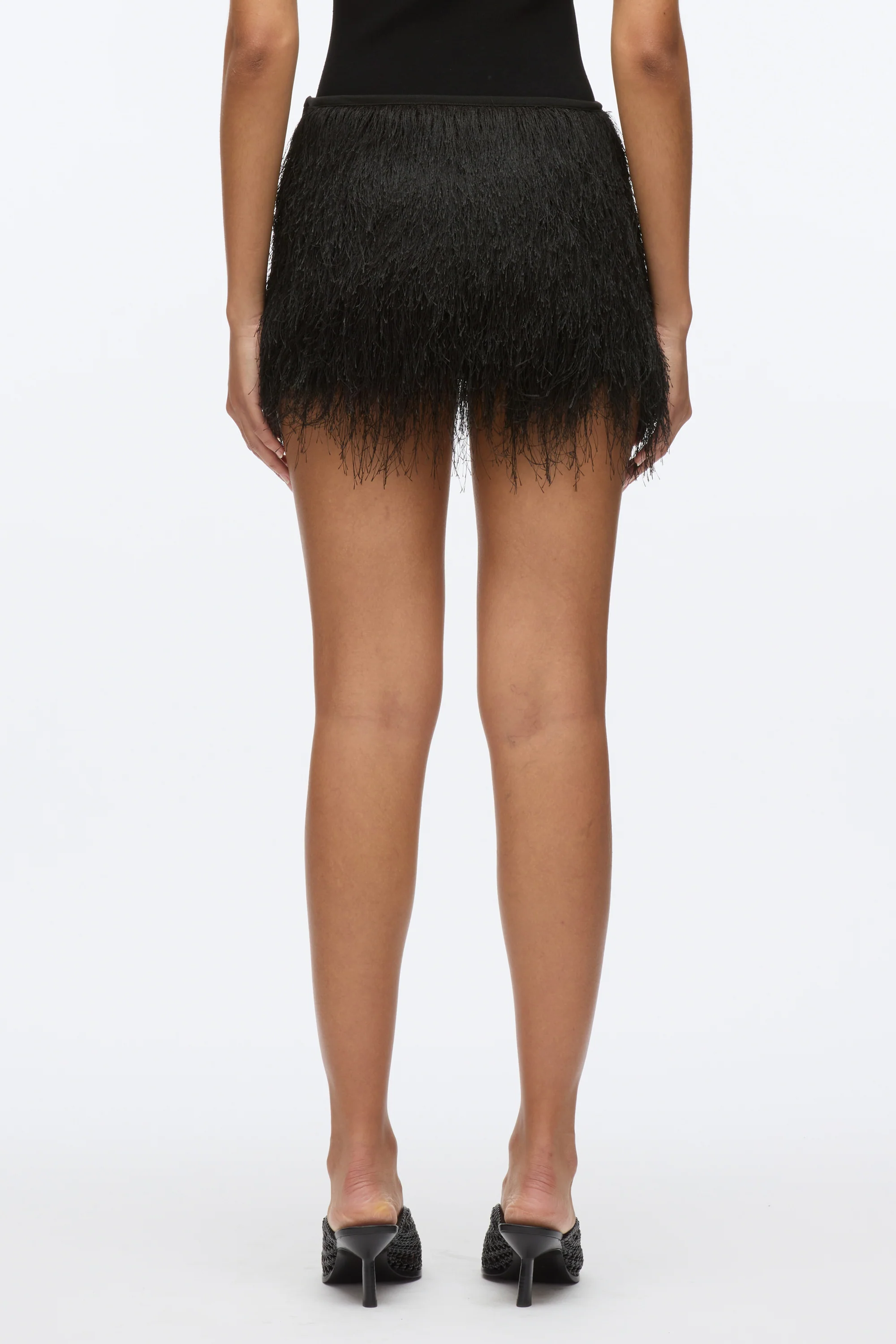 Fringe Mini Slip Skirt - Image 9