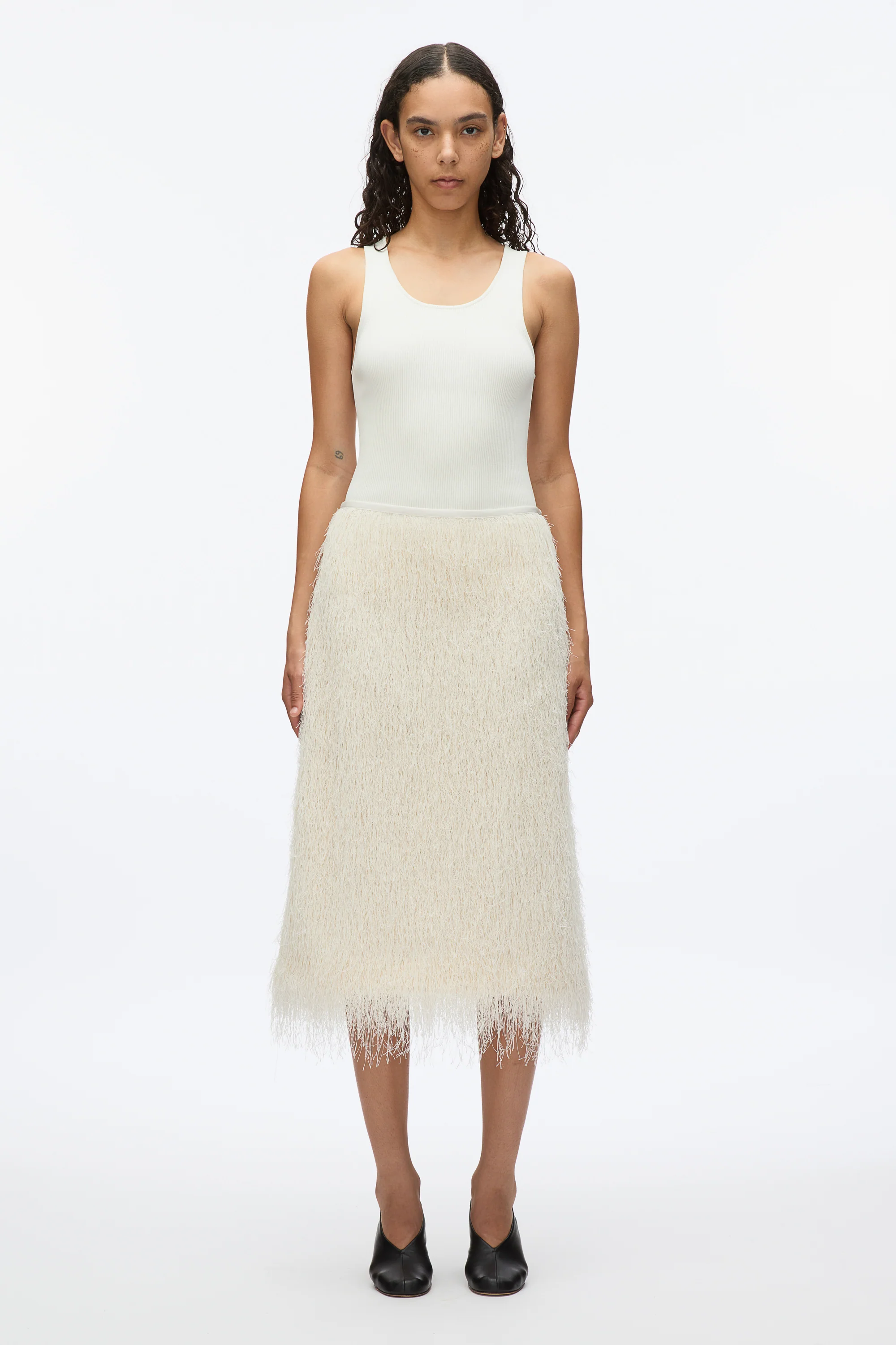 Fringe Slip Skirt - Image 6
