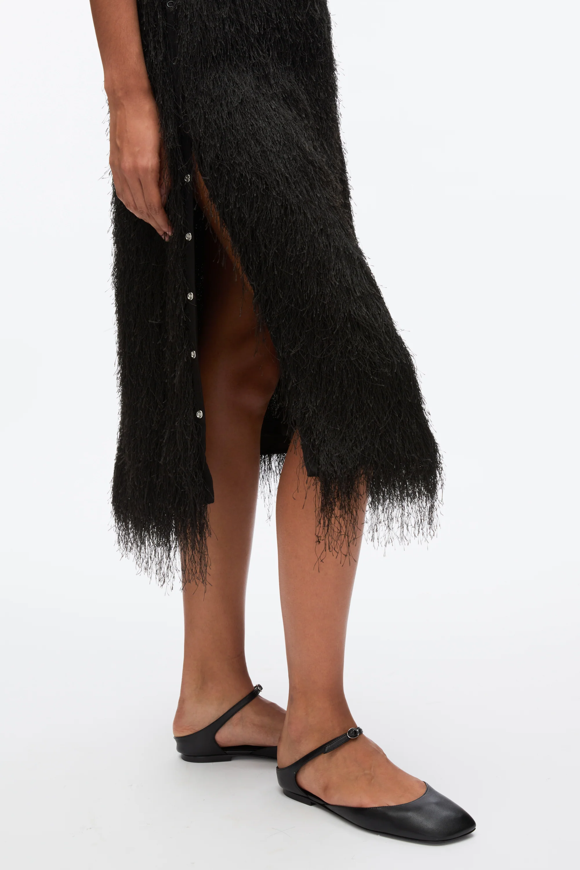 Fringe Slip Skirt - Image 5