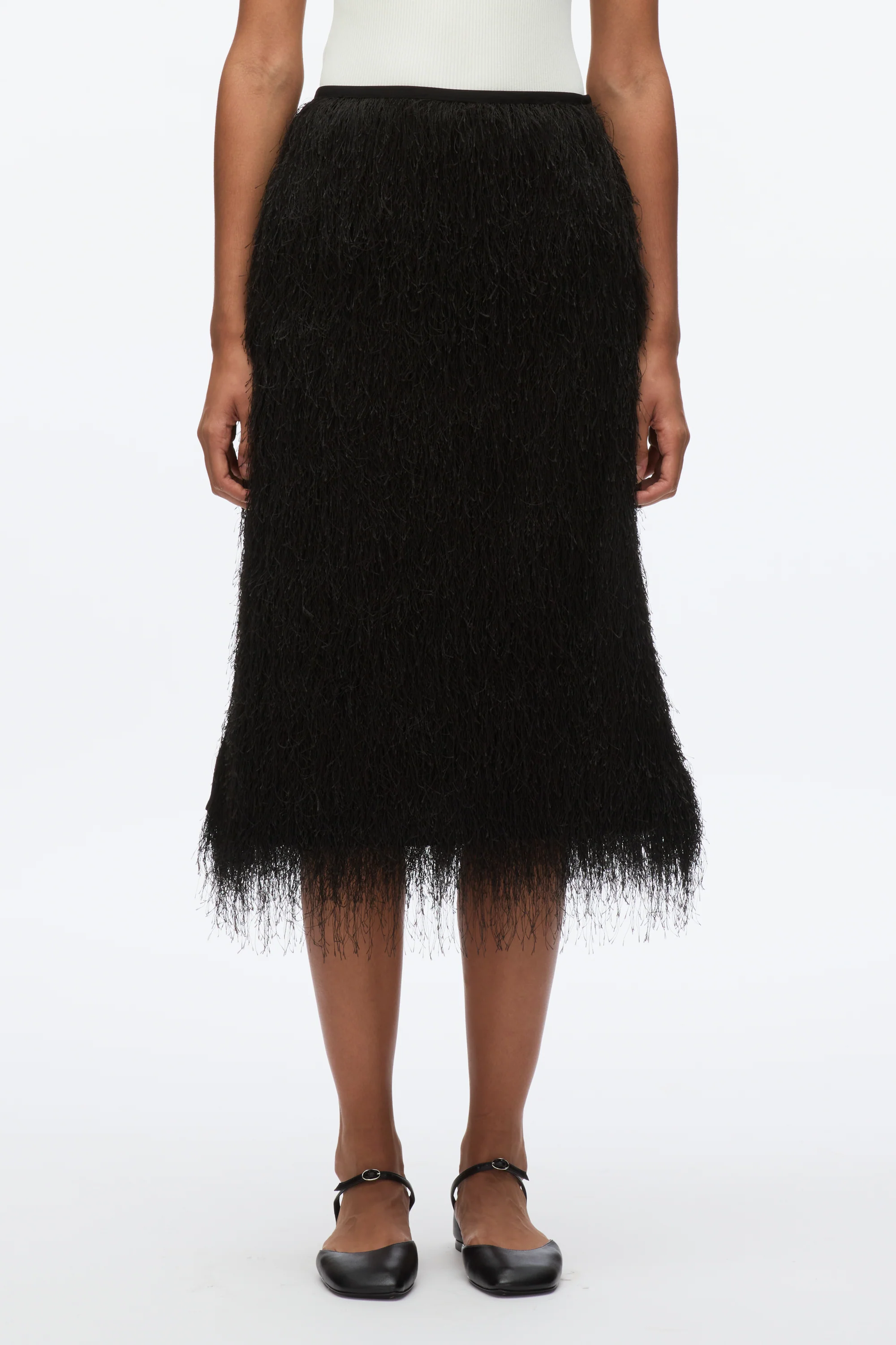 Fringe Slip Skirt - Image 2