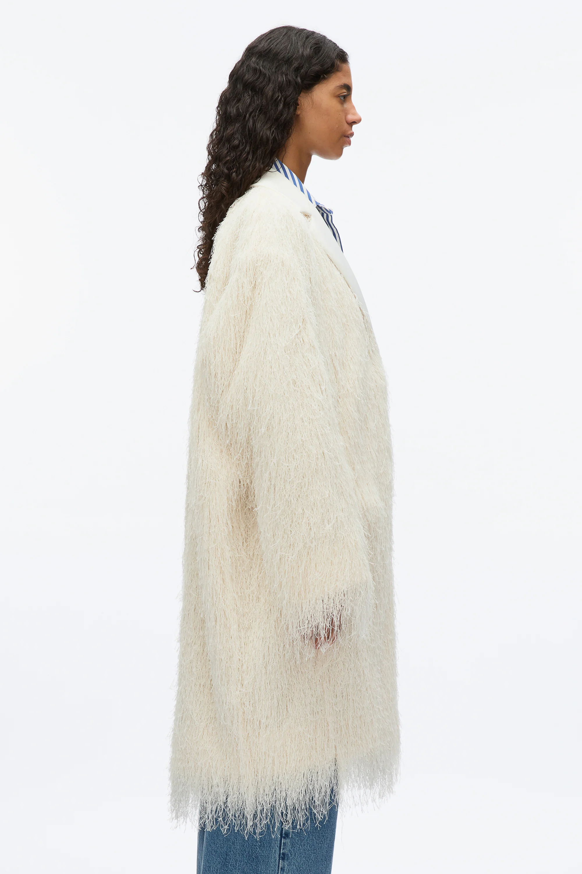 Fringe Tuxedo Coat - Image 10