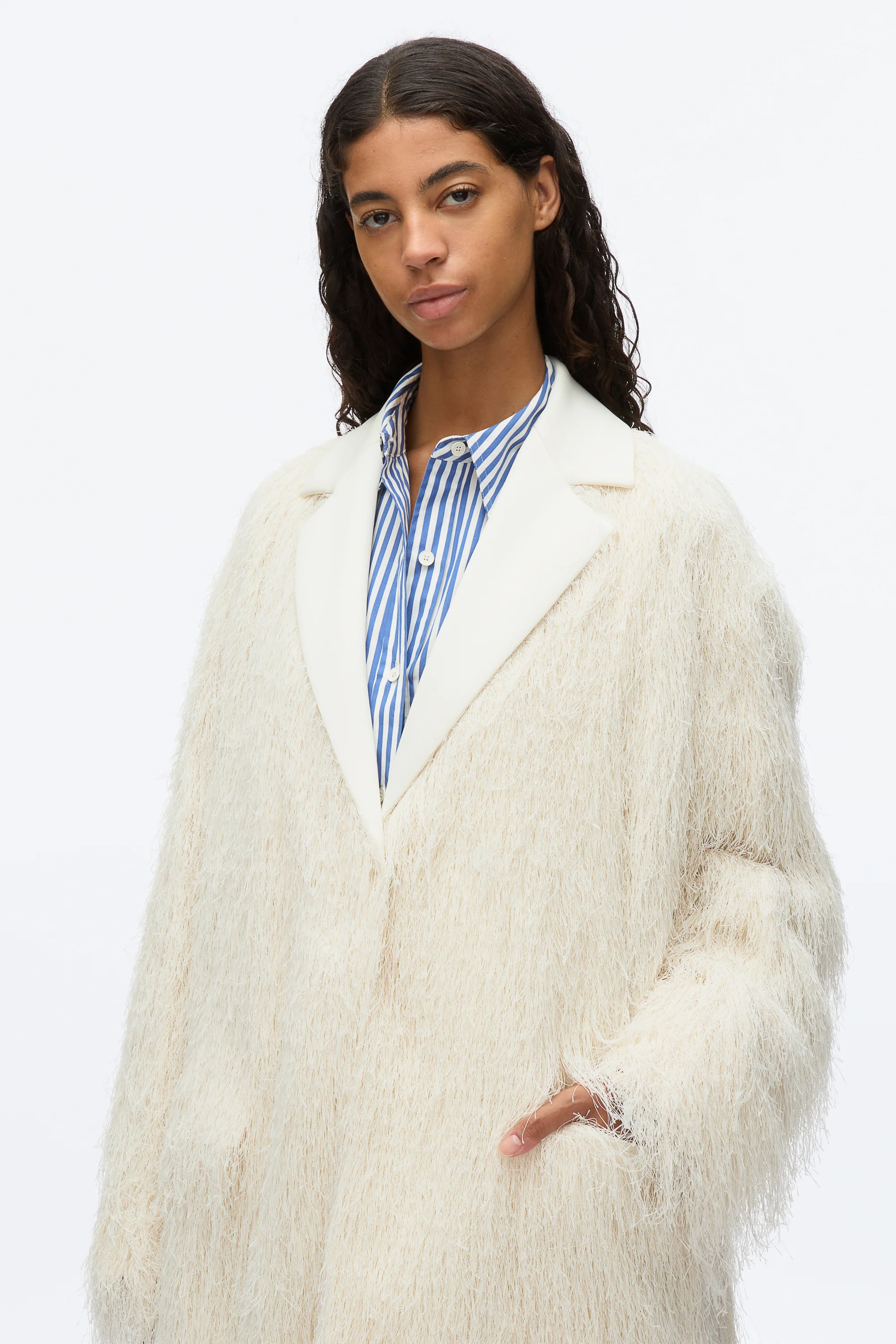 Fringe Tuxedo Coat - Image 12